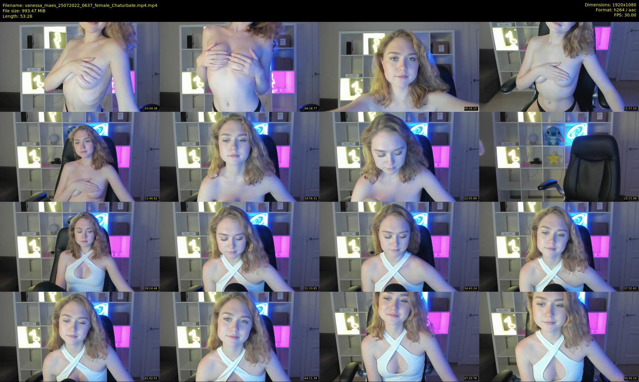 vanessa_maes — 54 minute Chaturbate female cam show recording, 1080p, Jul 25, 2022