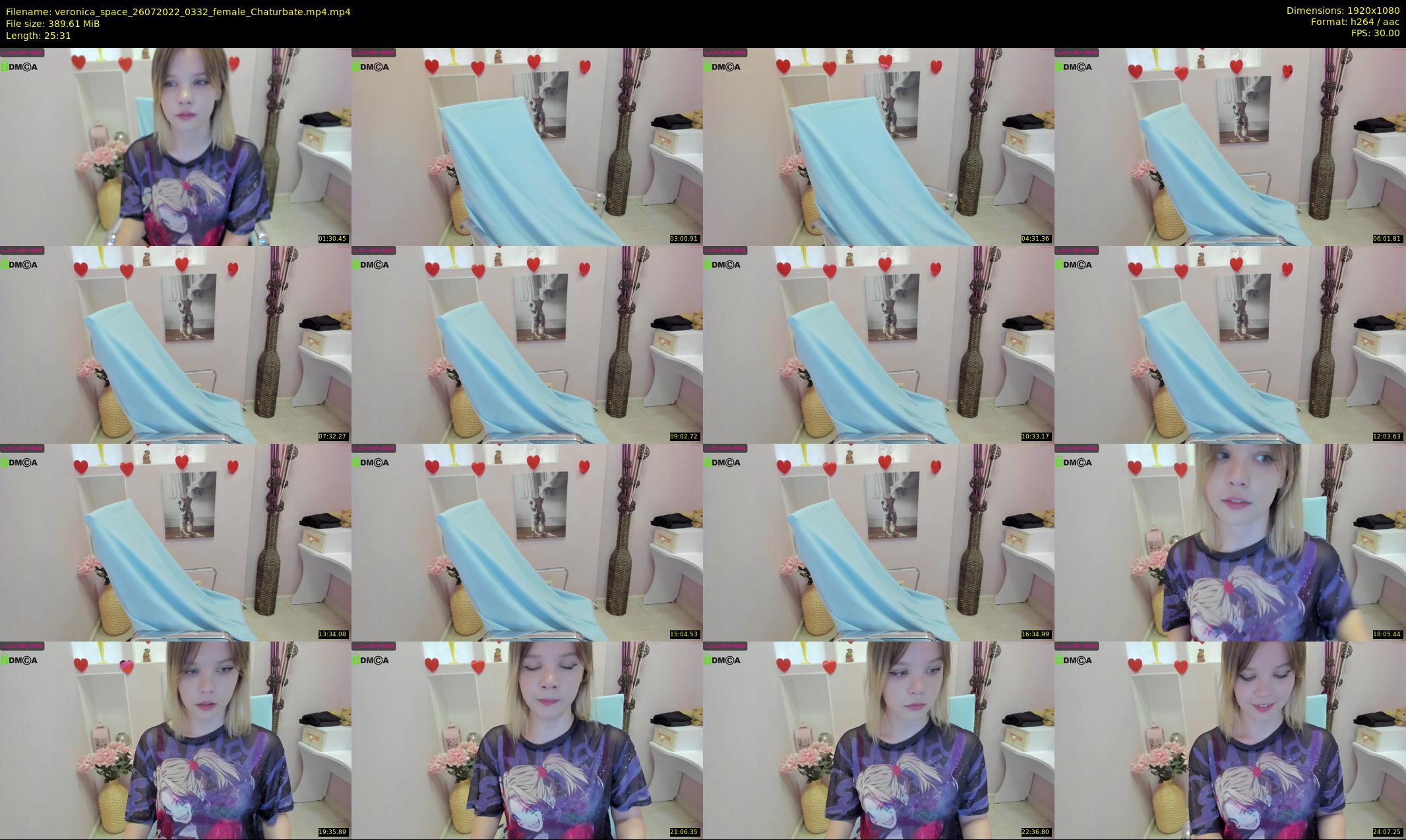 veronica_space — 26 minute Chaturbate female cam show recording, 1080p, Jul 26, 2022
