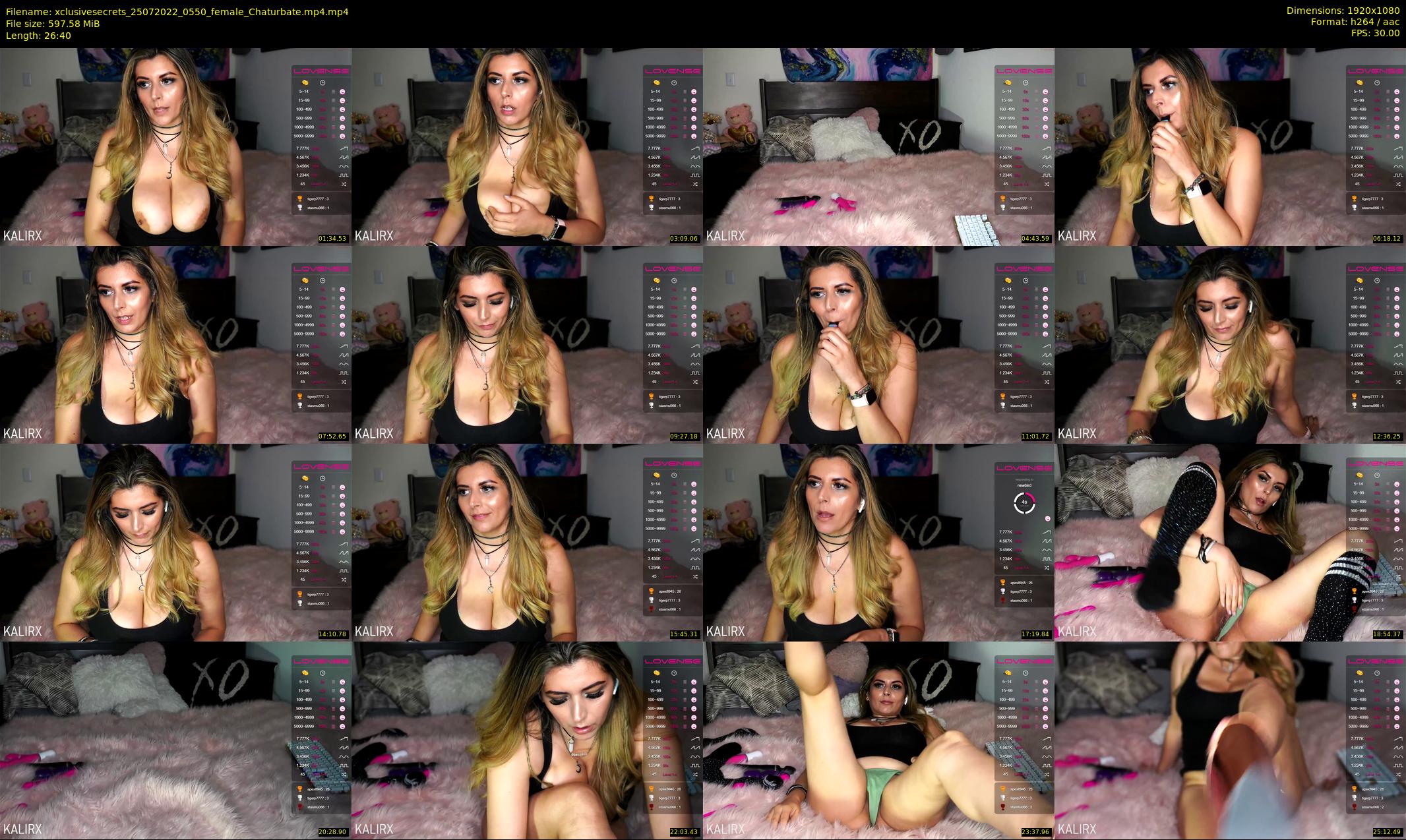 xclusivesecrets — 27 minute Chaturbate female cam show recording, 1080p, Jul 25, 2022