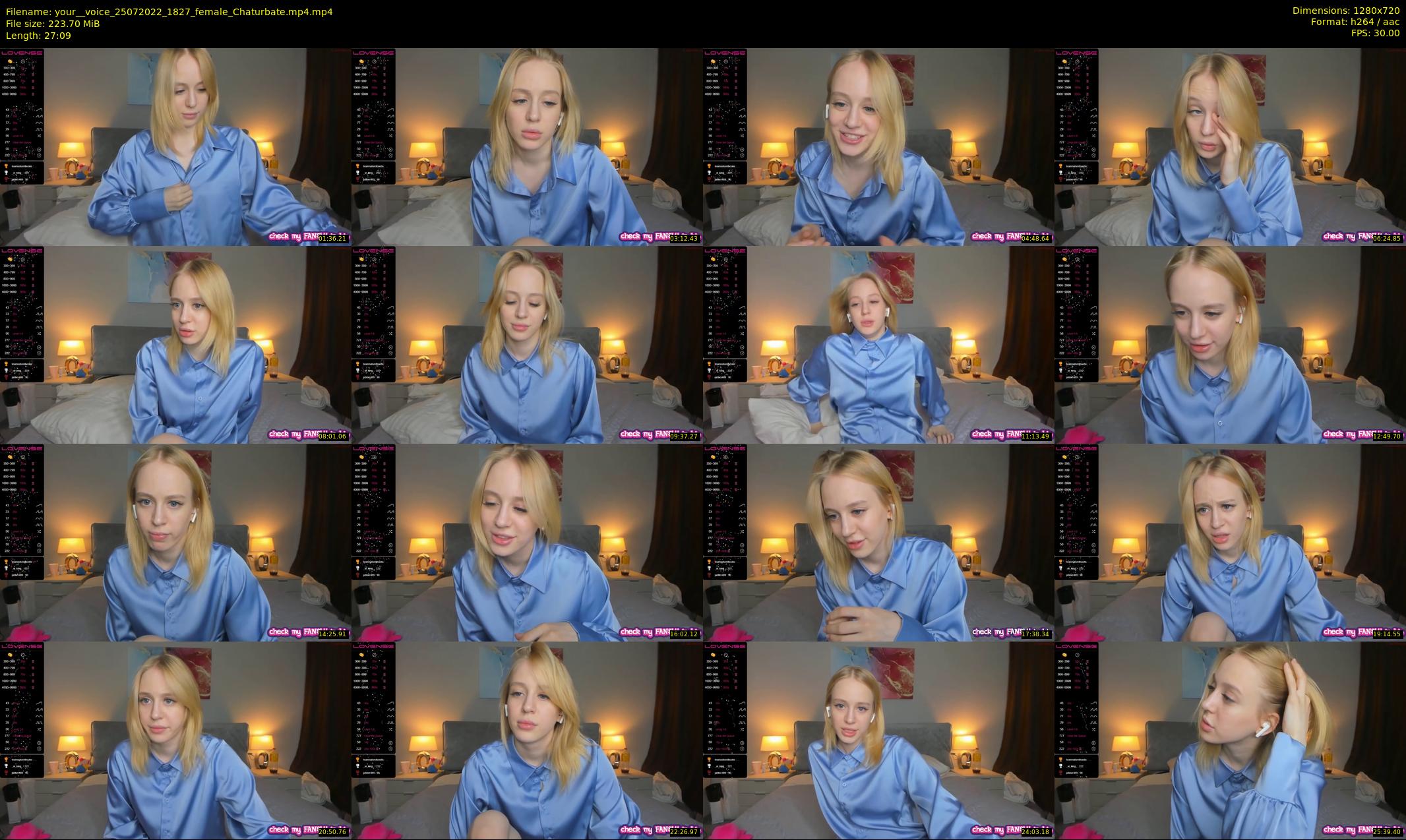 your__voice — 28 minute Chaturbate female cam show recording, 720p, Jul 25, 2022