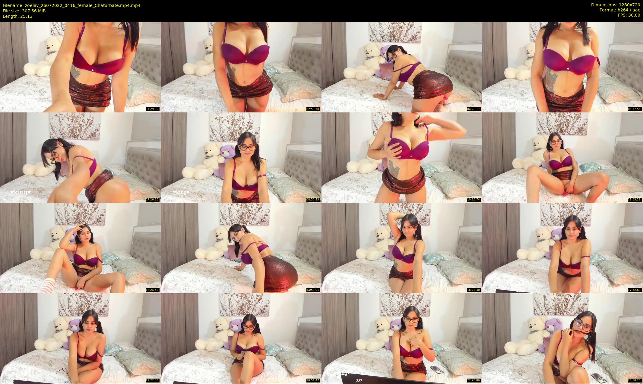 zoeliiv — 26 minute Chaturbate female cam show recording, 720p, Jul 26, 2022