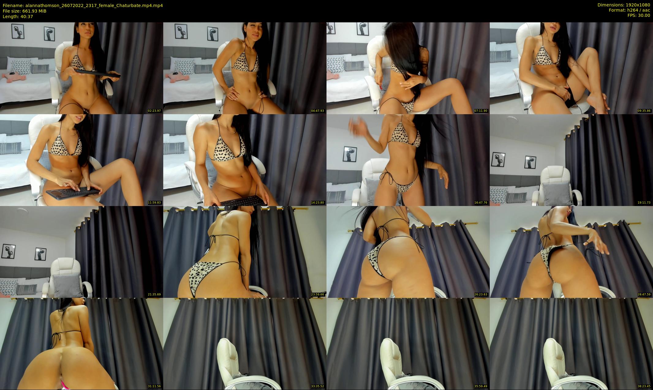alannathomson — 41 minute Chaturbate female cam show recording, 1080p, Jul 26, 2022