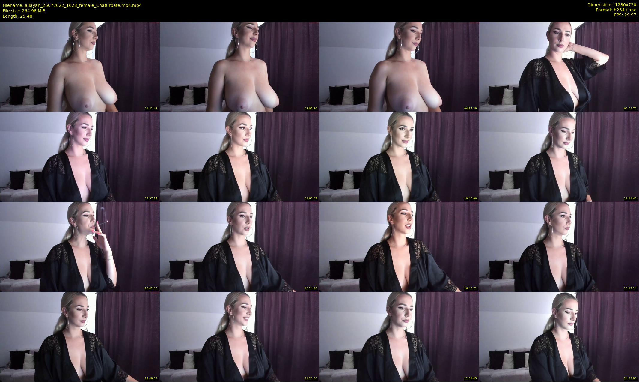 allayah — 26 minute Chaturbate female cam show recording, 720p, Jul 26, 2022