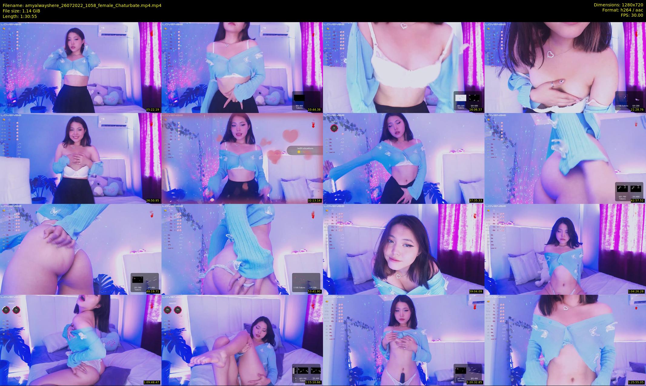 amyalwayshere — 91 minute Chaturbate female cam show recording, 720p, Jul 26, 2022