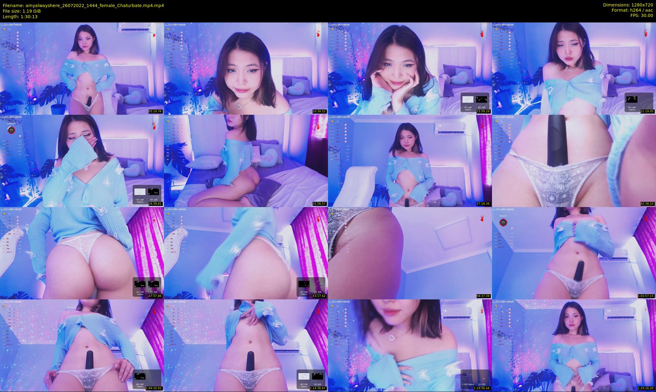 amyalwayshere — 91 minute Chaturbate female cam show recording, 720p, Jul 26, 2022