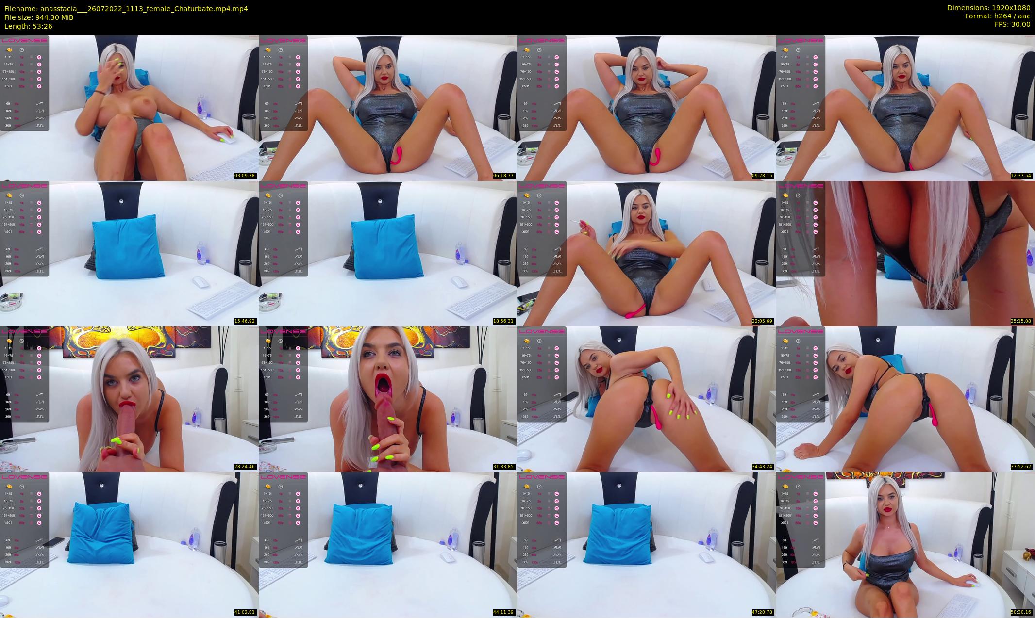 anasstacia__ — 54 minute Chaturbate female cam show recording, 1080p, Jul 26, 2022