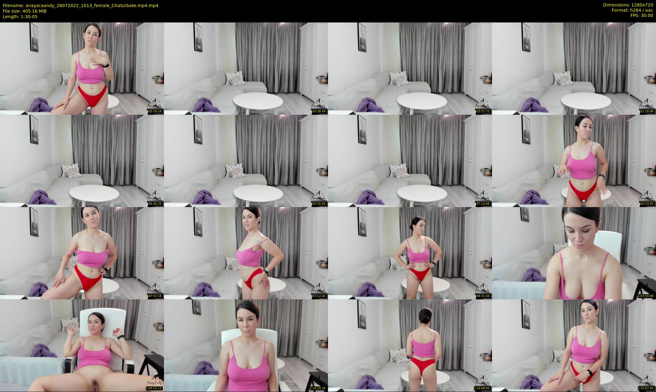 anayscaandy — 91 minute Chaturbate female cam show recording, 720p, Jul 26, 2022