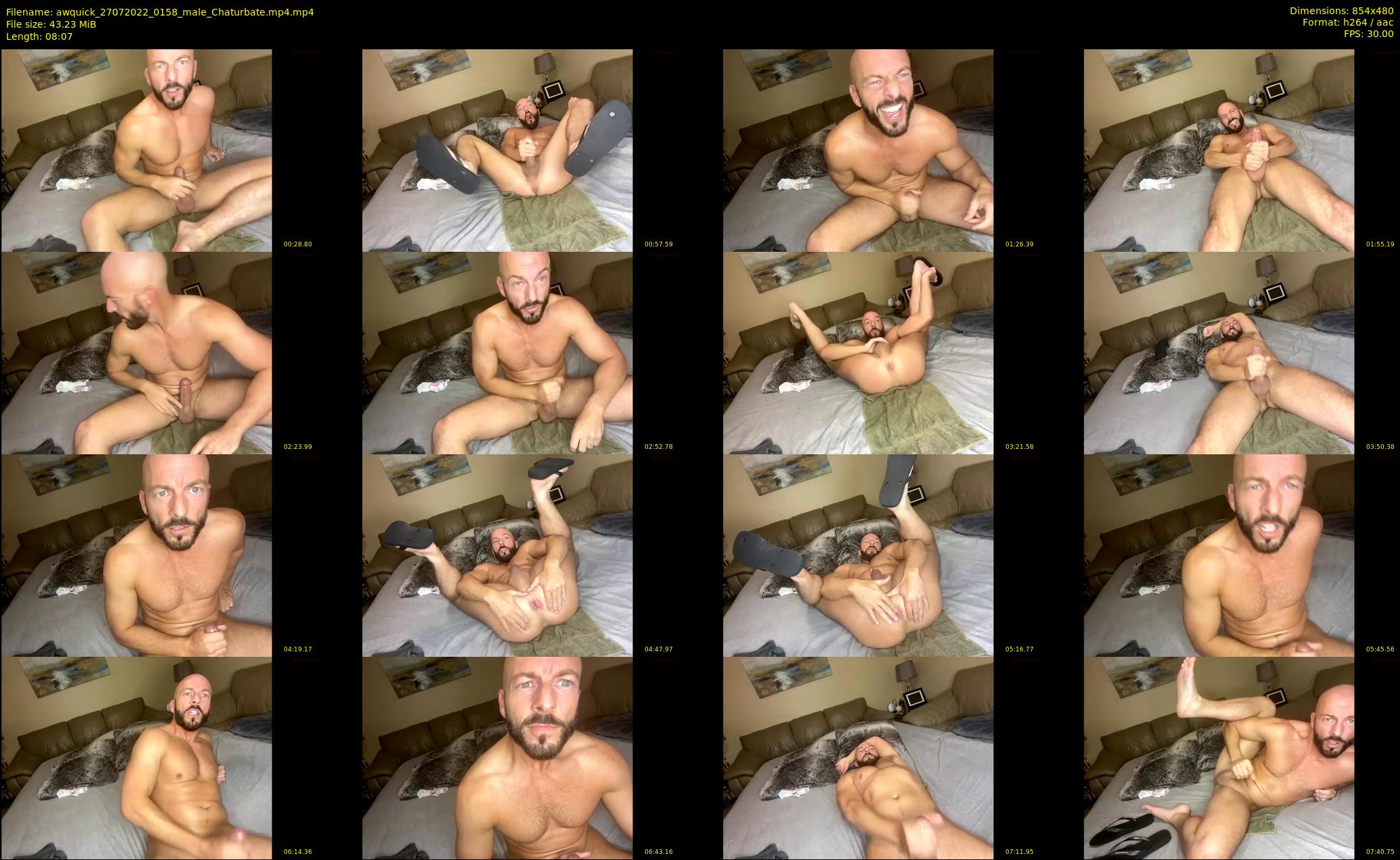 awquick — 9 minute Chaturbate male cam show recording, 480p, Jul 27, 2022