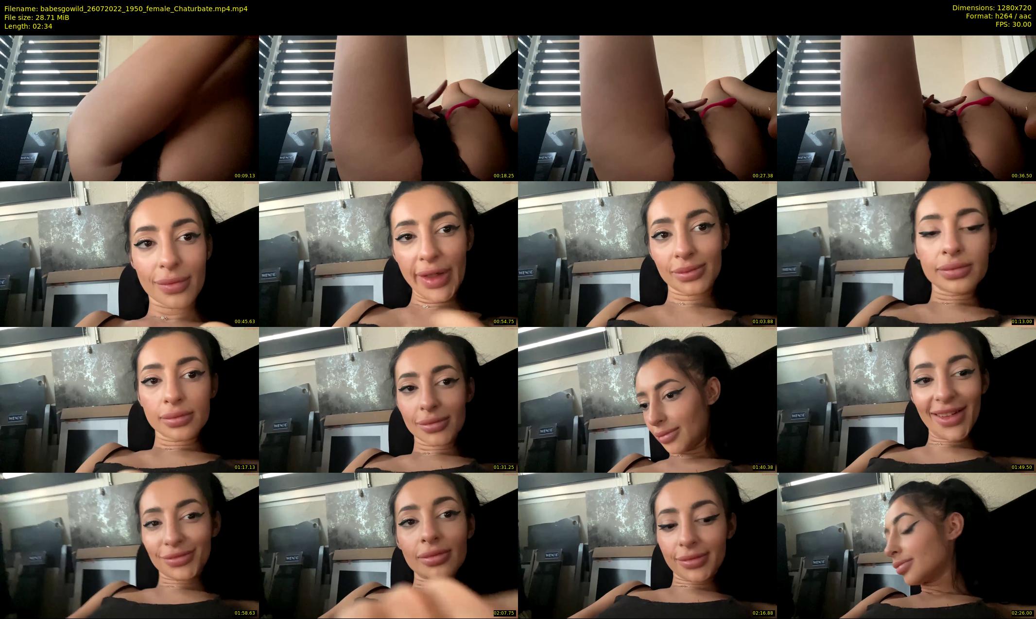 babesgowild — 3 minute Chaturbate couple cam show recording, 720p, Jul 26, 2022