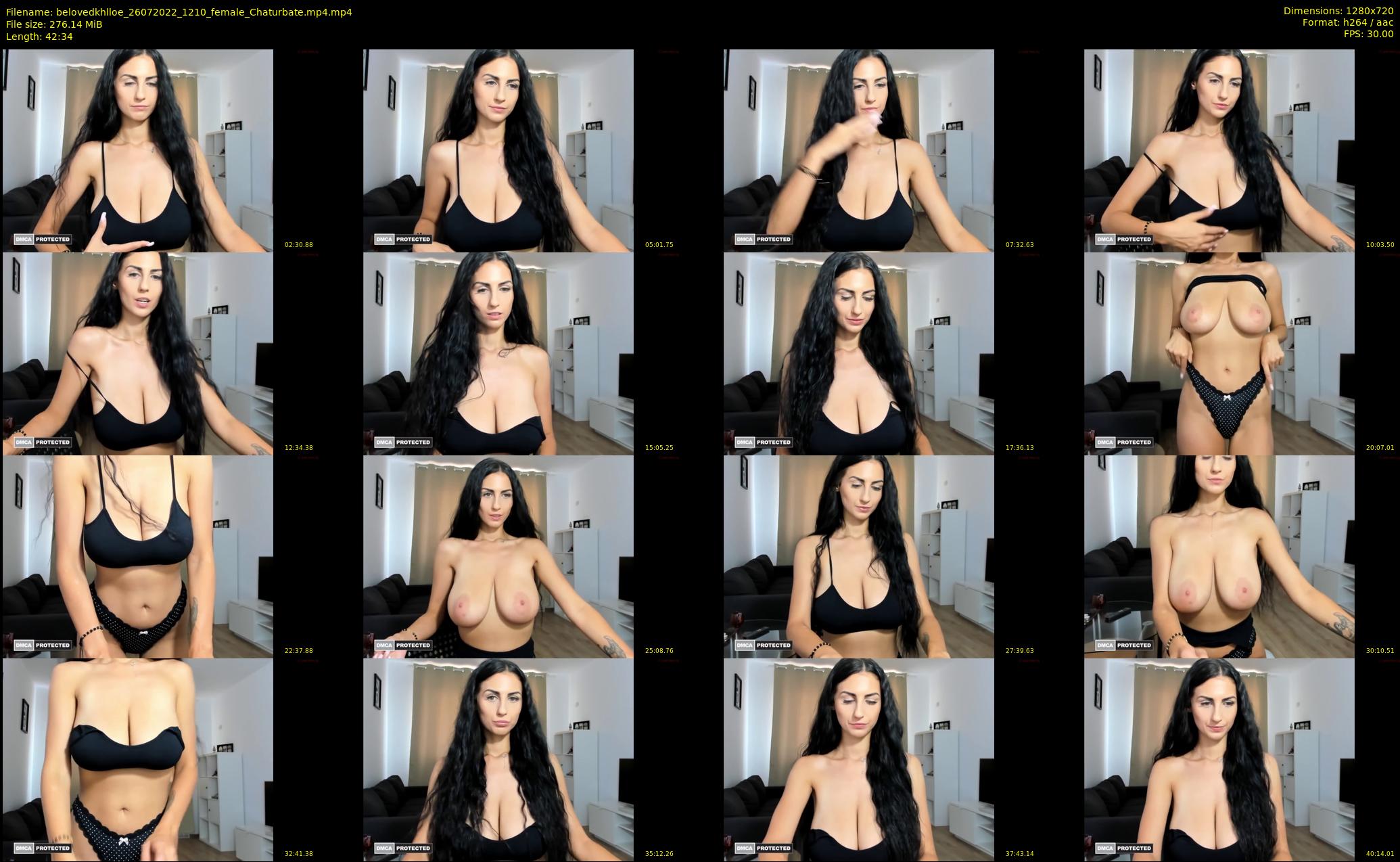 belovedkhlloe — 43 minute Chaturbate female cam show recording, 720p, Jul 26, 2022