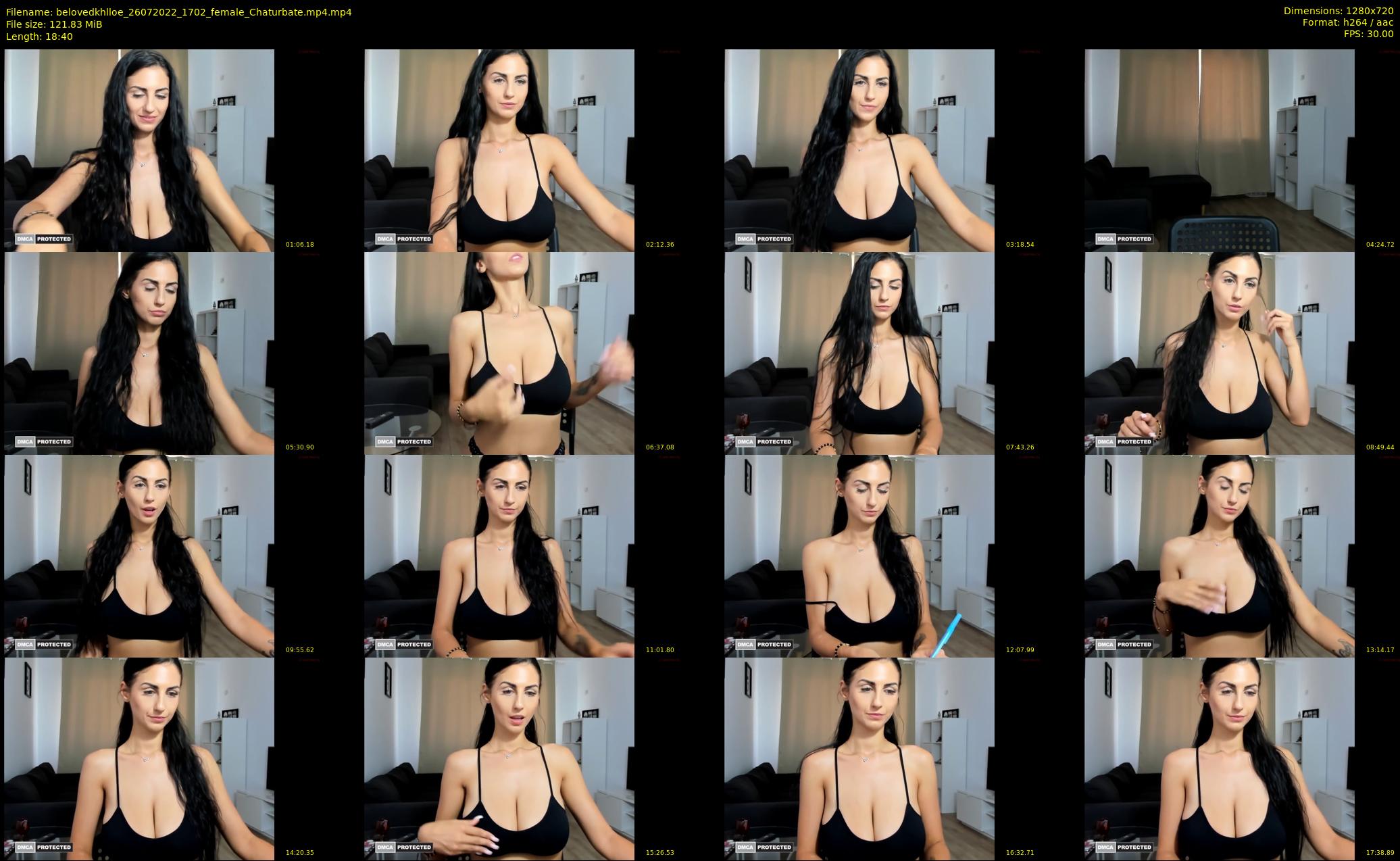belovedkhlloe — 19 minute Chaturbate female cam show recording, 720p, Jul 26, 2022