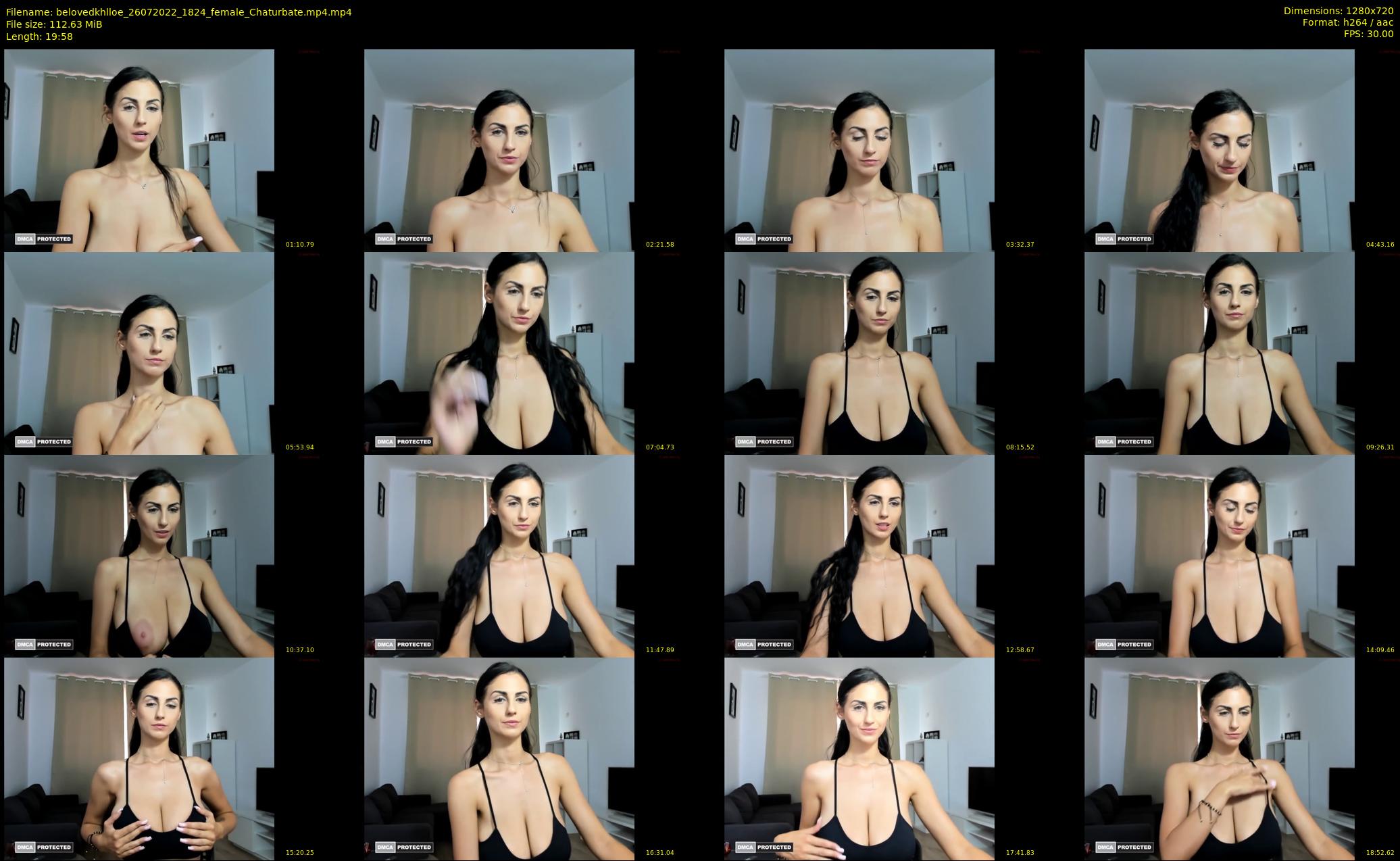 belovedkhlloe — 20 minute Chaturbate female cam show recording, 720p, Jul 26, 2022