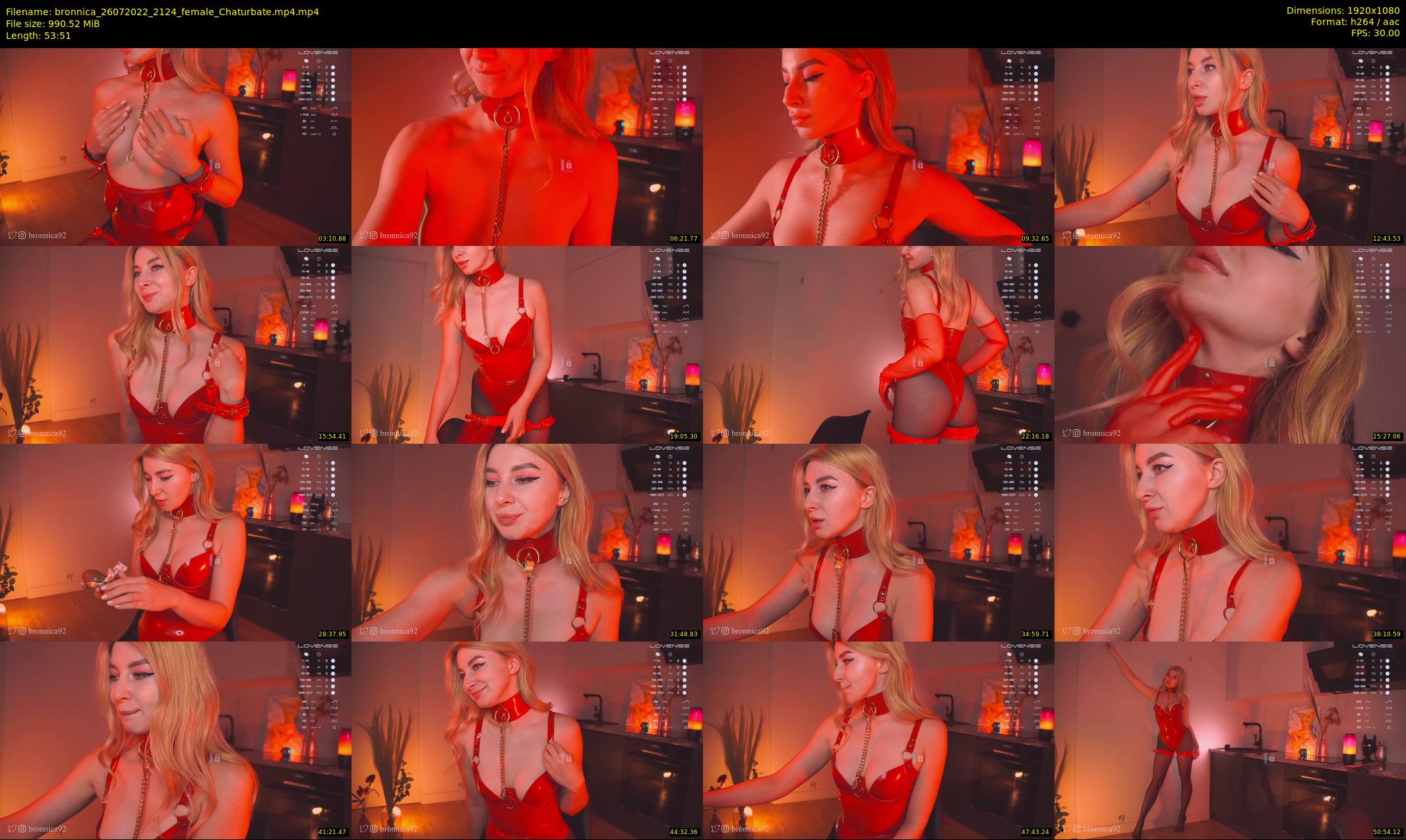 bronnica — 54 minute Chaturbate female cam show recording, 1080p, Jul 26, 2022