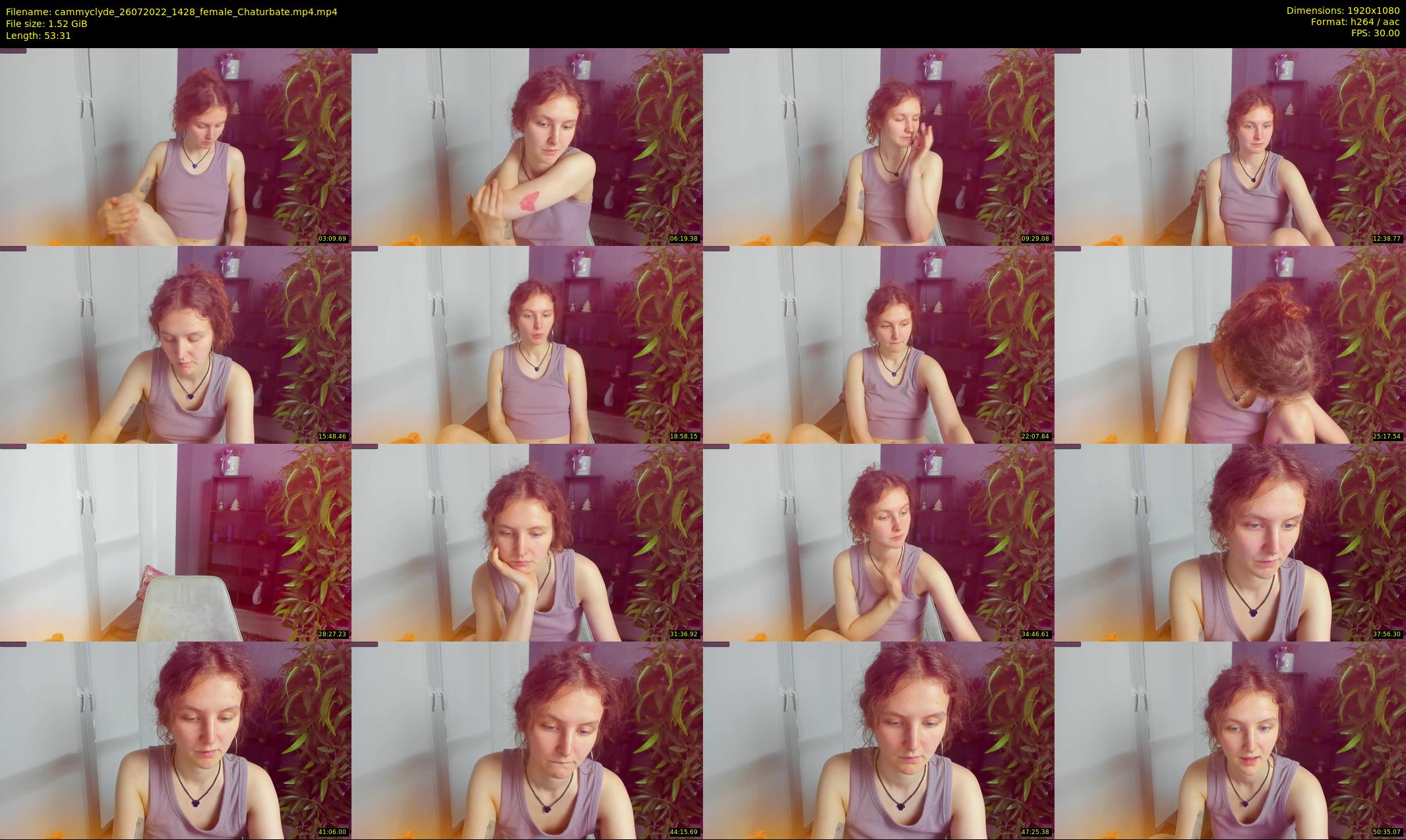 cammyclyde — 54 minute Chaturbate female cam show recording, 1080p, Jul 26, 2022