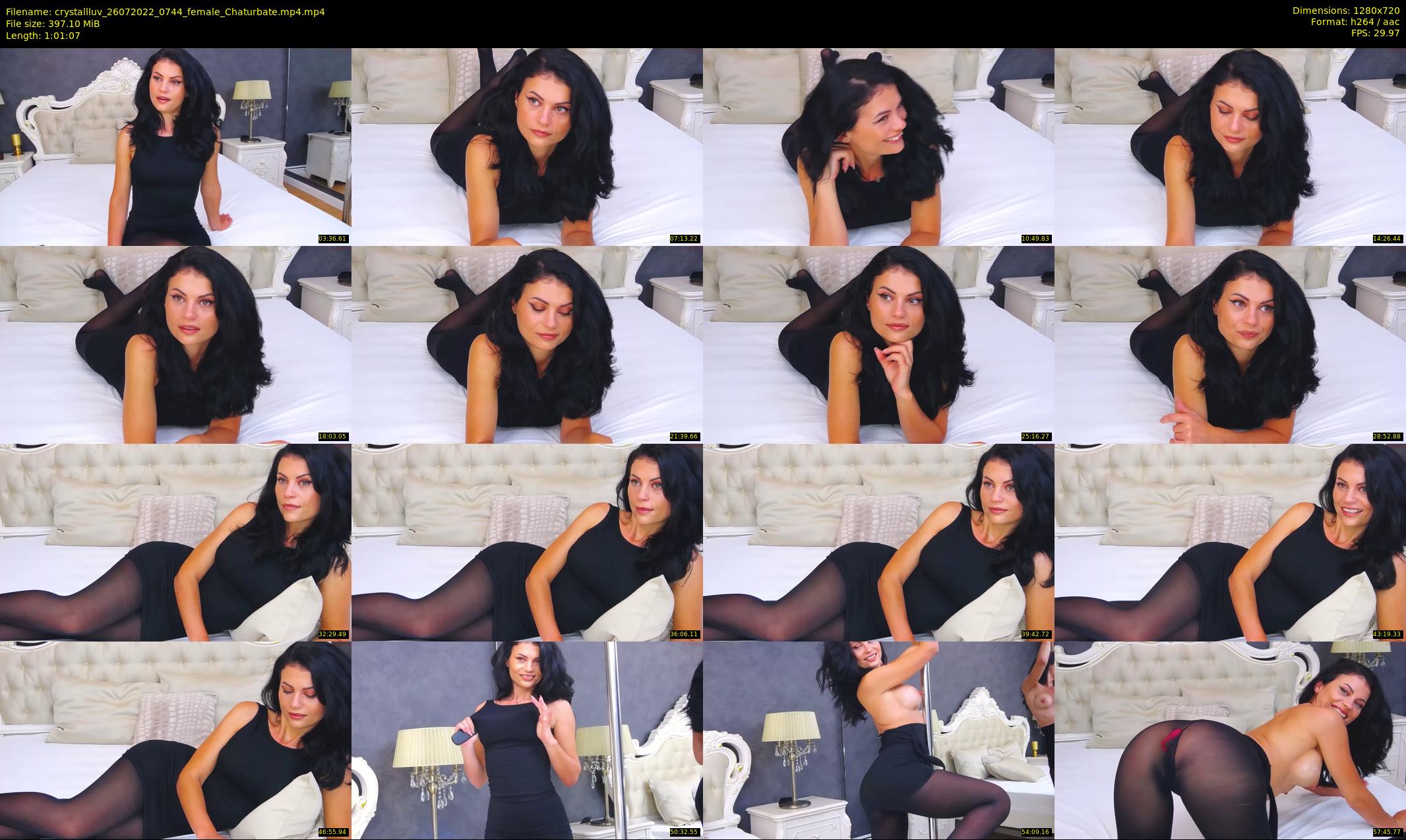 crystallluv — 62 minute Chaturbate female cam show recording, 720p, Jul 26, 2022