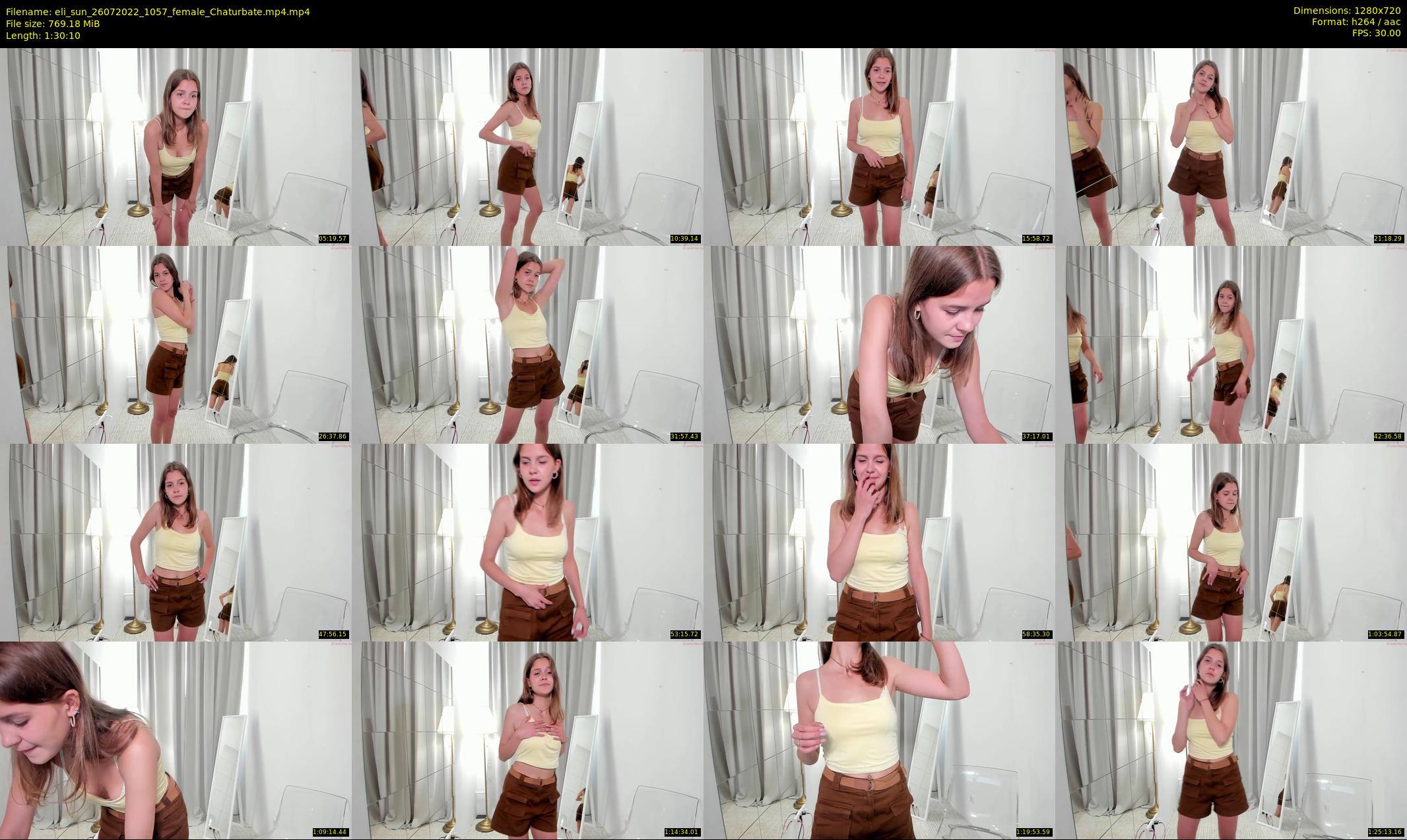 eli_sun — 91 minute Chaturbate female cam show recording, 720p, Jul 26, 2022