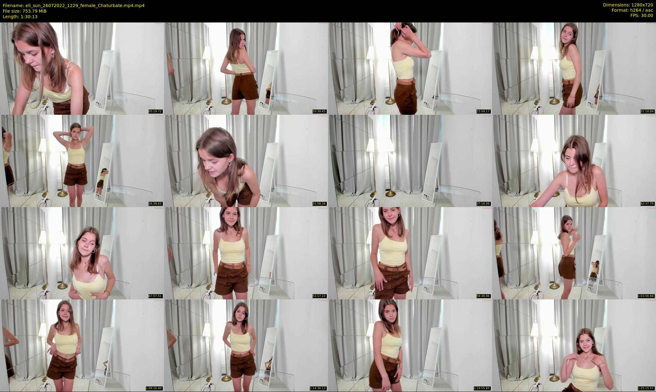eli_sun — 91 minute Chaturbate female cam show recording, 720p, Jul 26, 2022