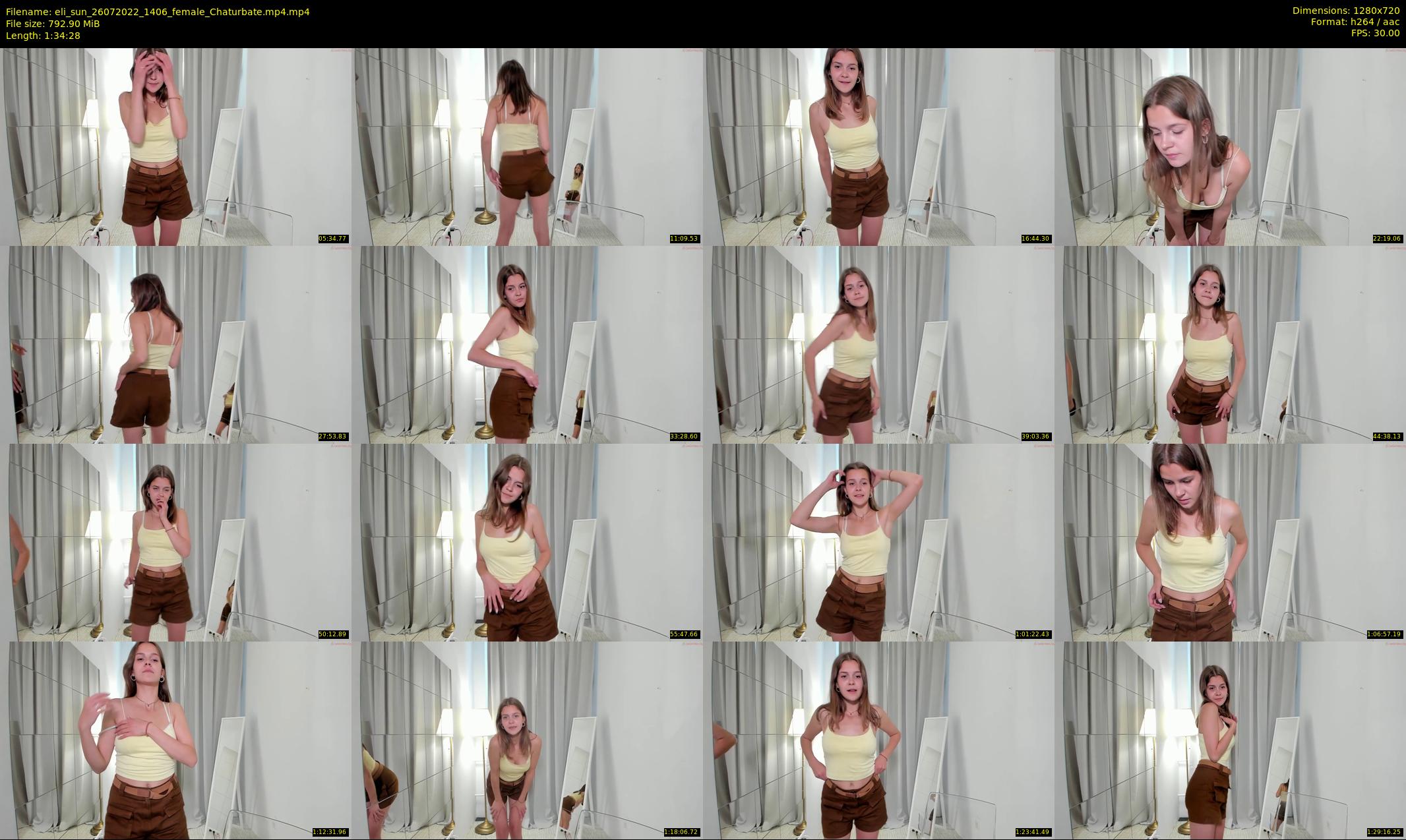 eli_sun — 95 minute Chaturbate female cam show recording, 720p, Jul 26, 2022