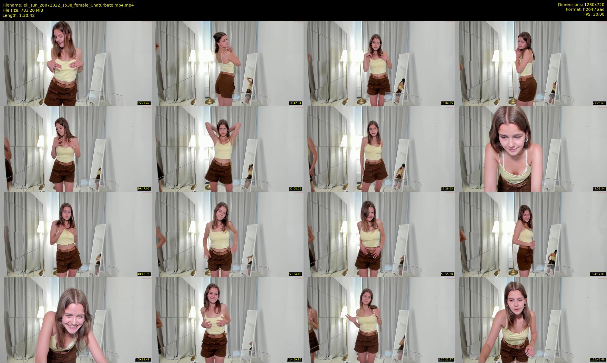 eli_sun — 91 minute Chaturbate female cam show recording, 720p, Jul 26, 2022