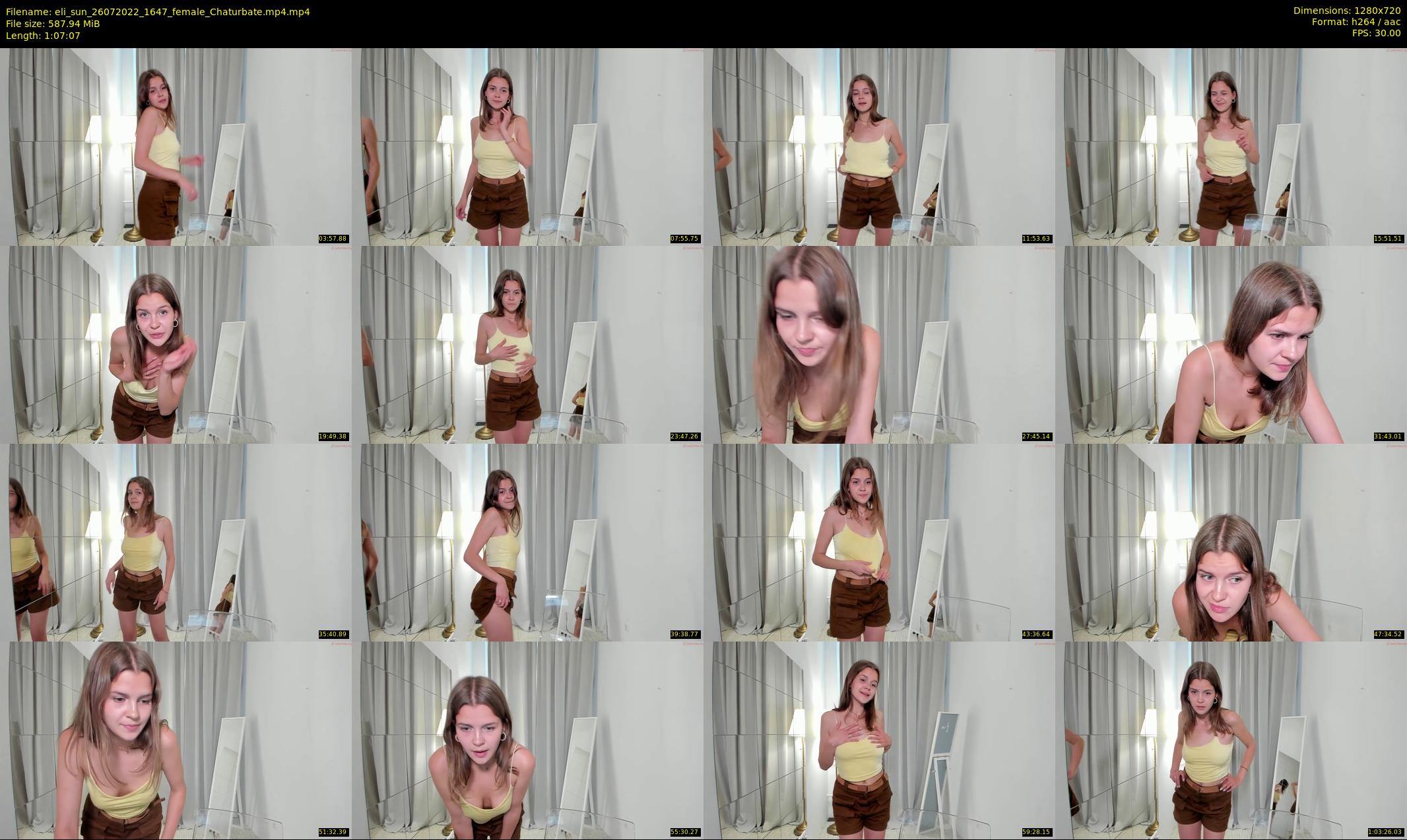 eli_sun — 68 minute Chaturbate female cam show recording, 720p, Jul 26, 2022