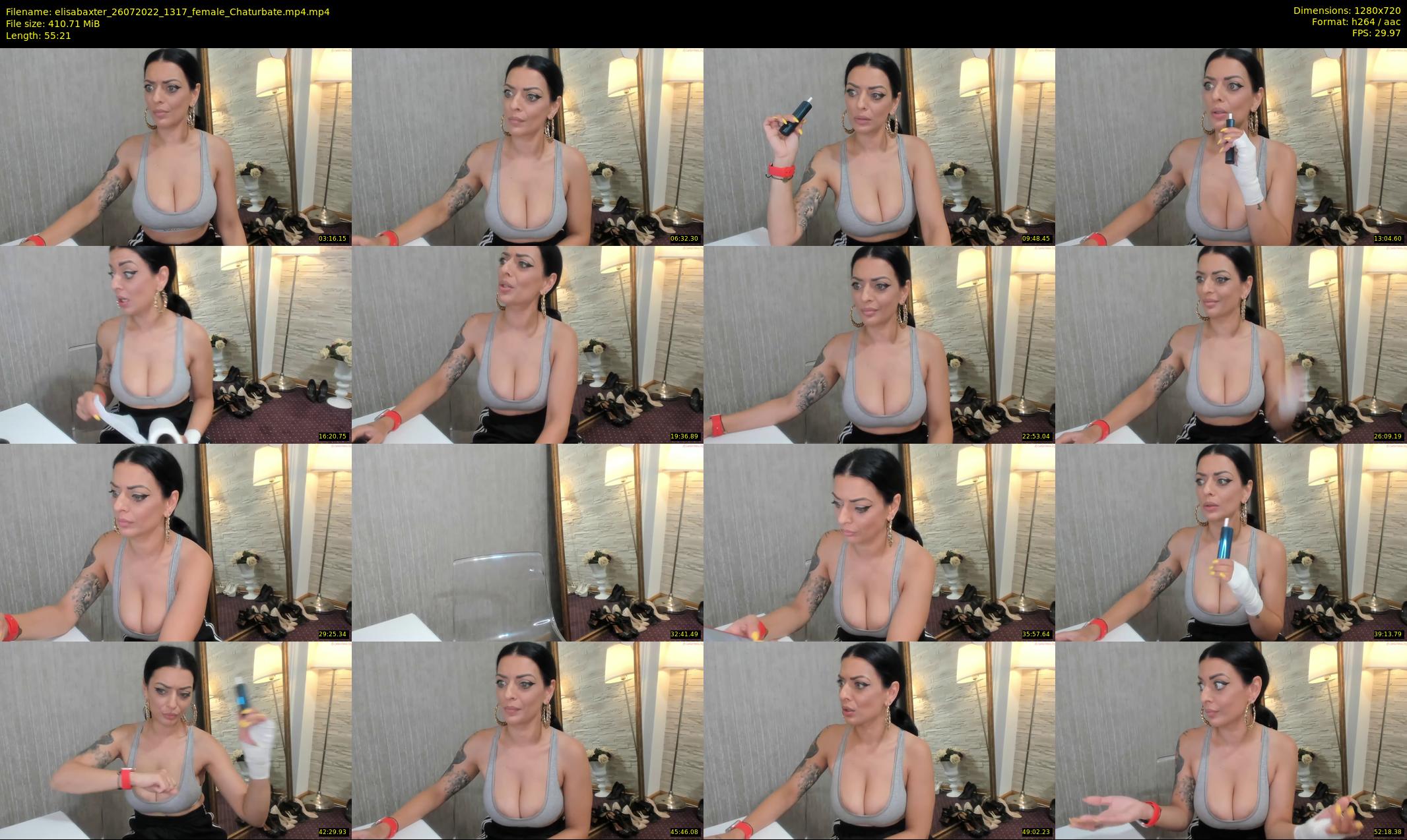elisabaxter — 56 minute Chaturbate female cam show recording, 720p, Jul 26, 2022