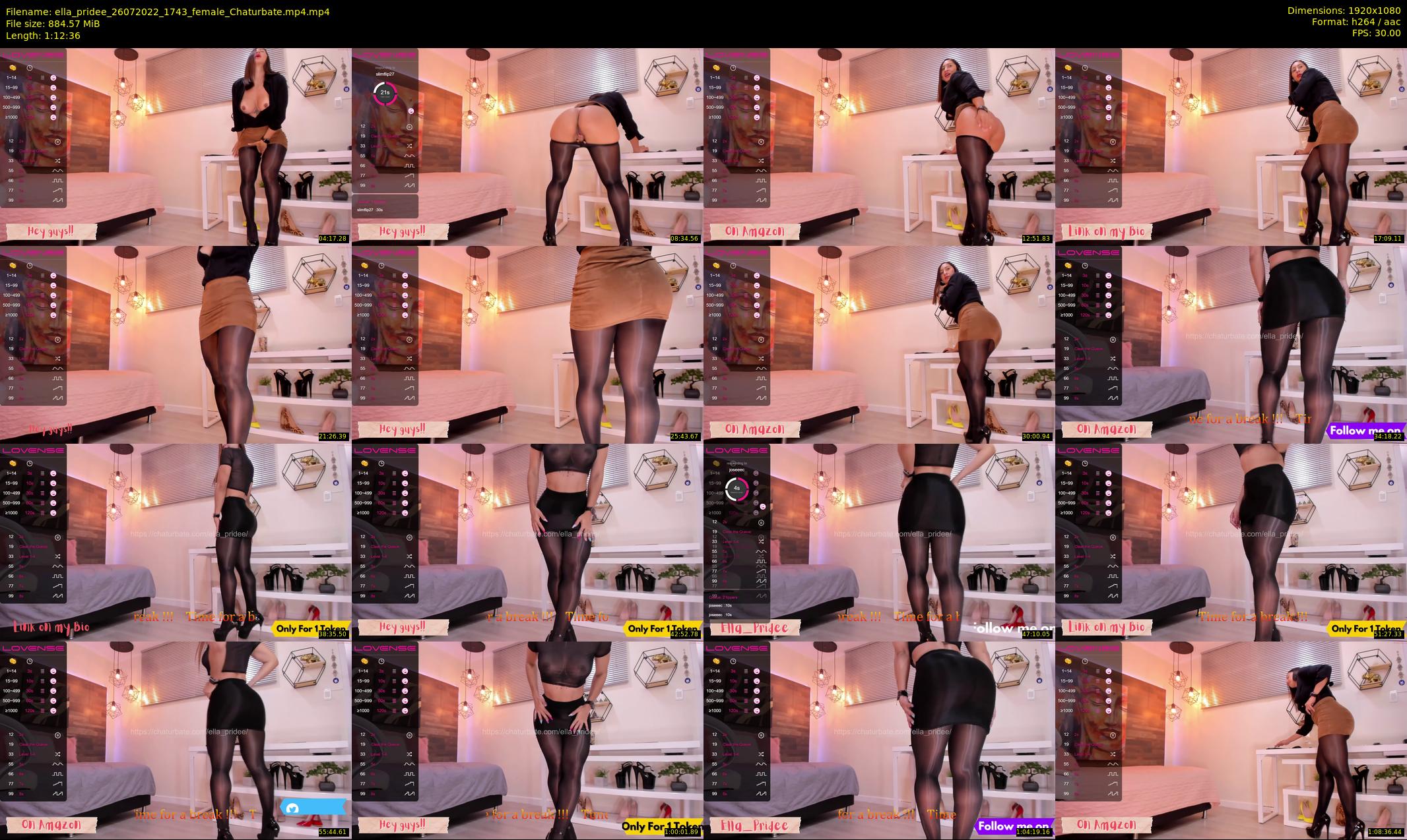 ella_pridee — 73 minute Chaturbate female cam show recording, 1080p, Jul 26, 2022