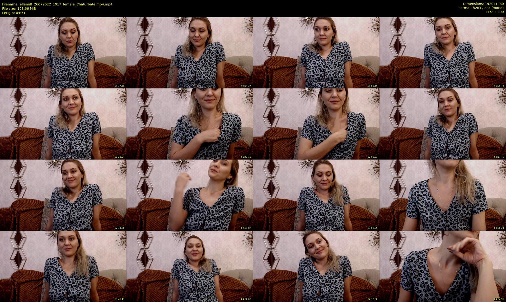 ellamilf — 5 minute Chaturbate female cam show recording, 1080p, Jul 26, 2022