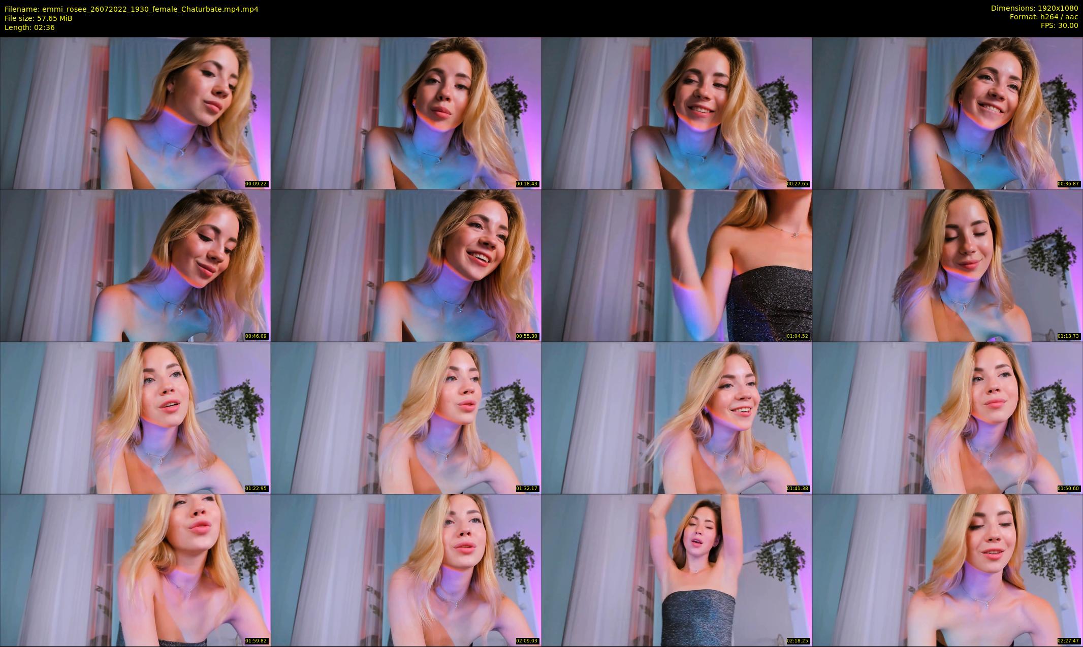emmi_rosee — 3 minute Chaturbate female cam show recording, 1080p, Jul 26, 2022