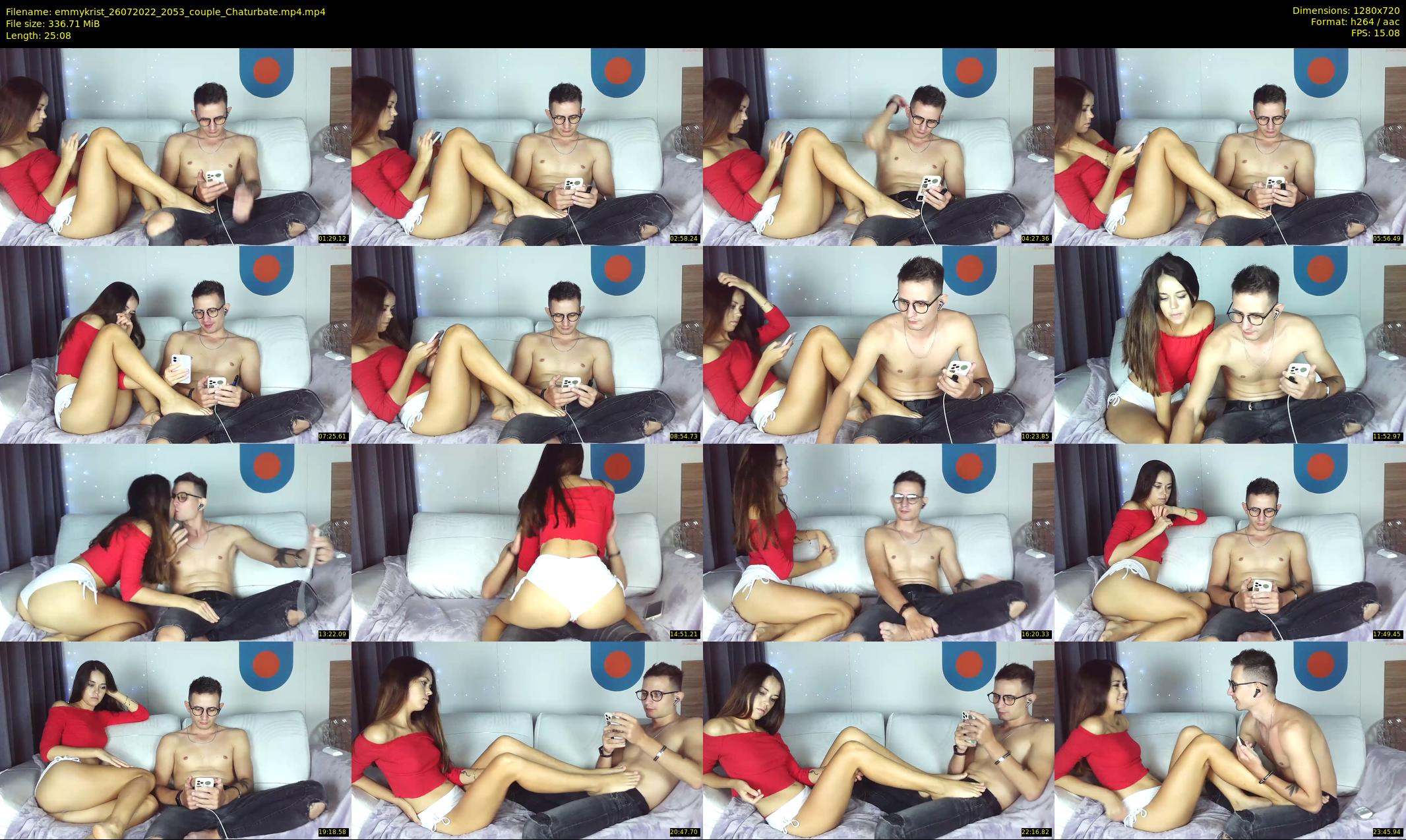 emmykrist — 26 minute Chaturbate couple cam show recording, 720p, Jul 26, 2022