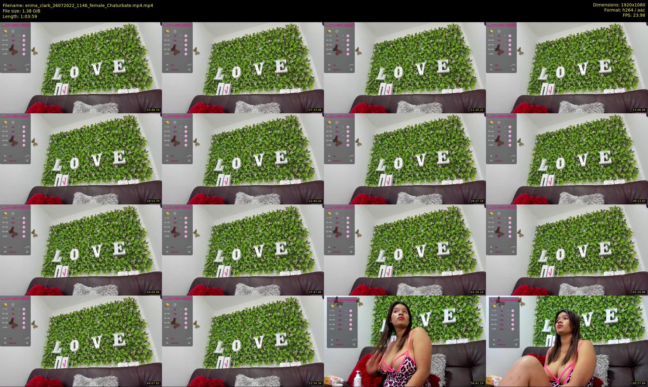 enma_clark — 64 minute Chaturbate female cam show recording, 1080p, Jul 26, 2022