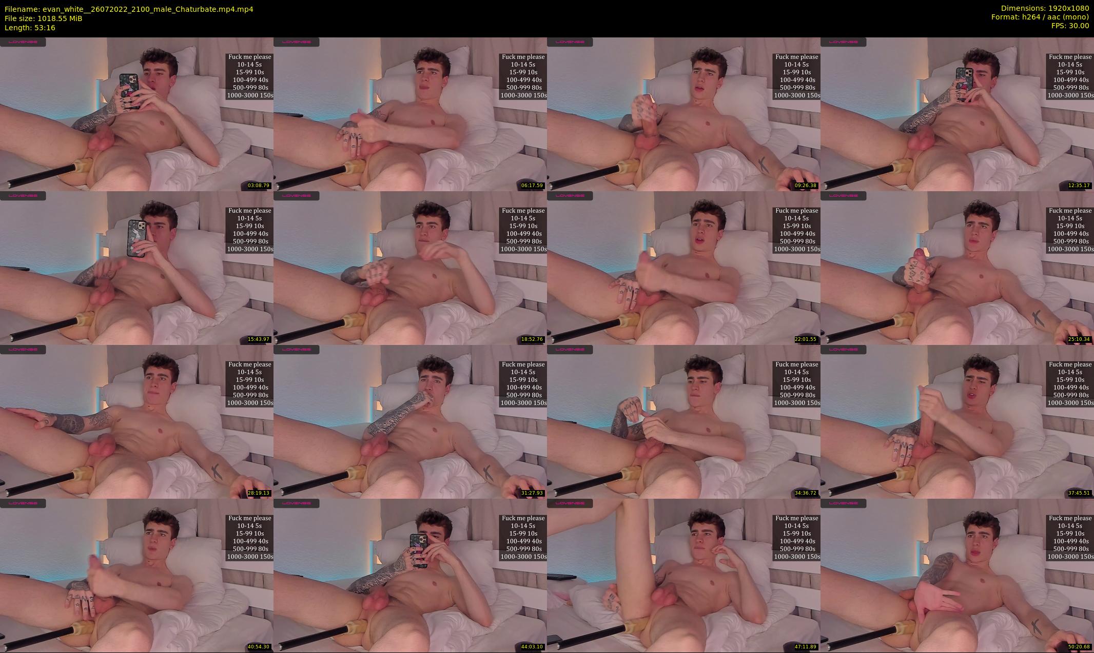 evan_white_ — 54 minute Chaturbate male cam show recording, 1080p, Jul 26, 2022