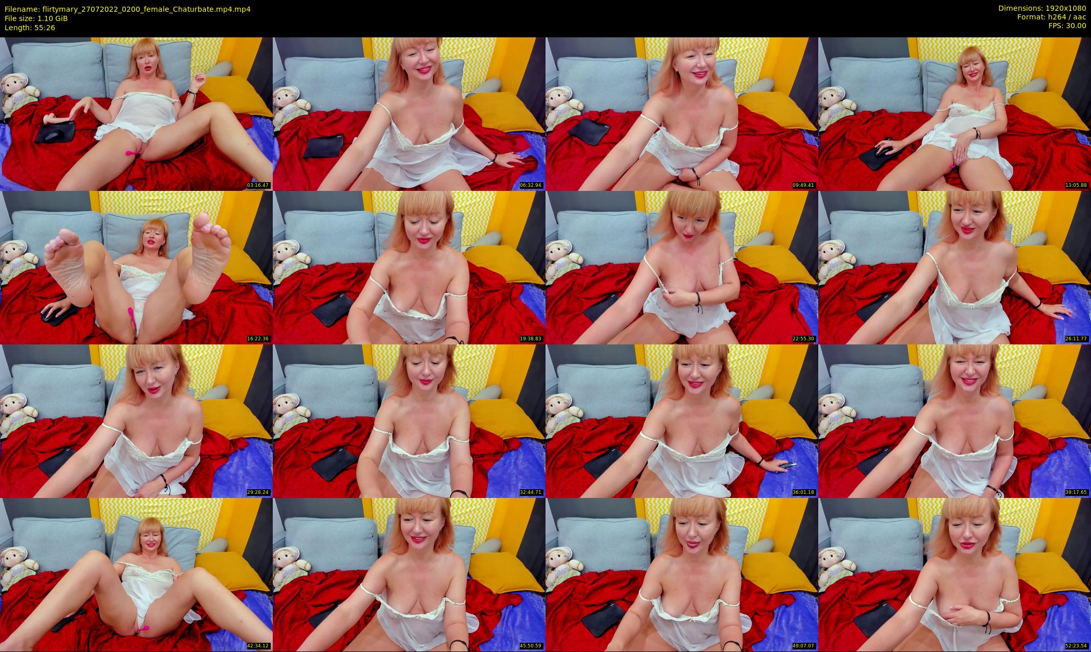 flirtymary — 56 minute Chaturbate female cam show recording, 1080p, Jul 27, 2022