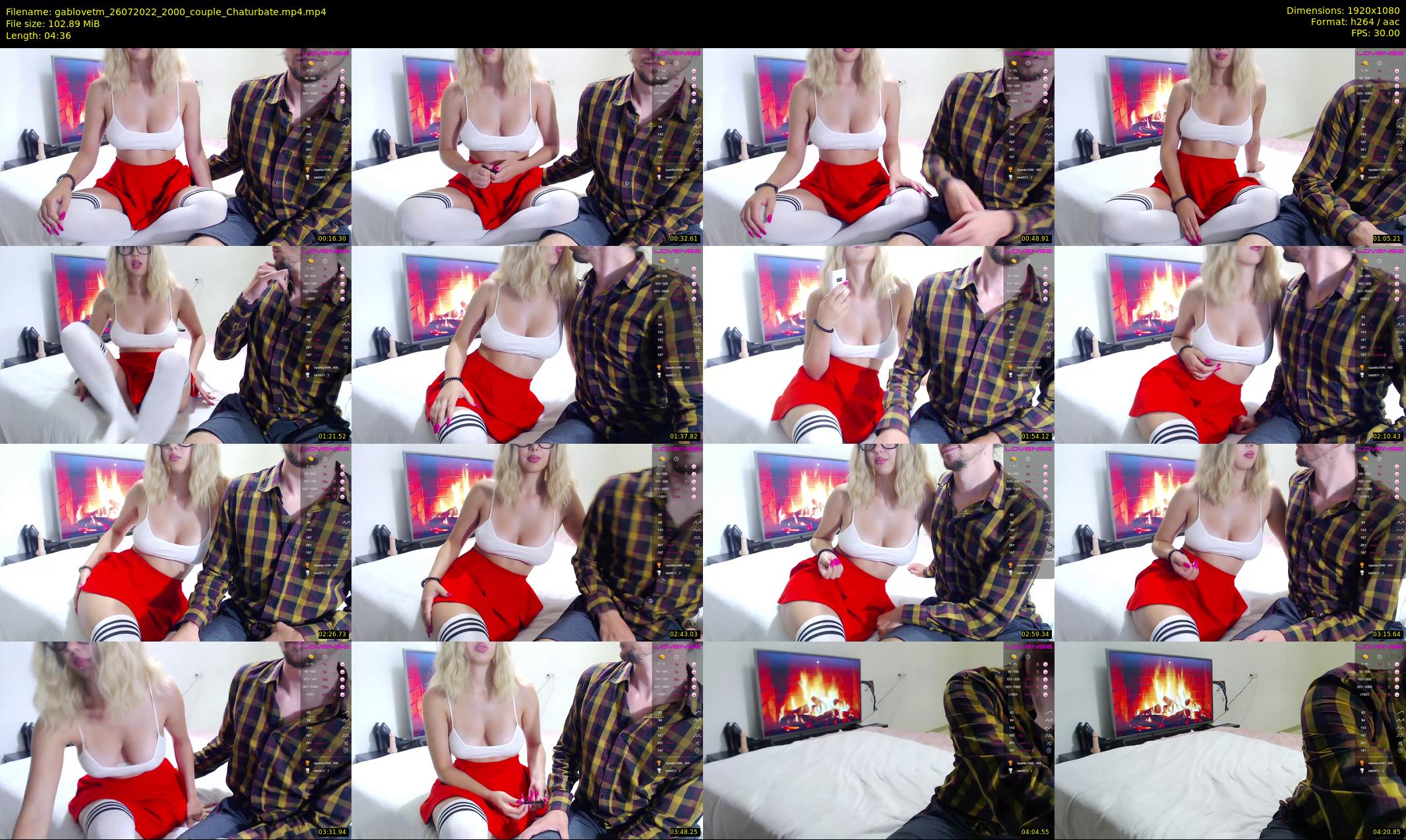 gablovetm — 5 minute Chaturbate couple cam show recording, 1080p, Jul 26, 2022