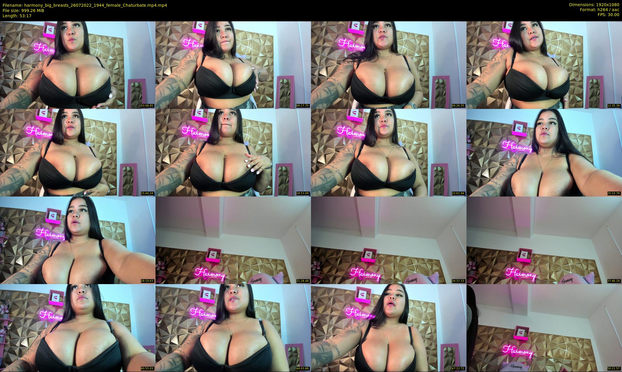 harmony_big_breasts — 54 minute Chaturbate female cam show recording, 1080p, Jul 26, 2022