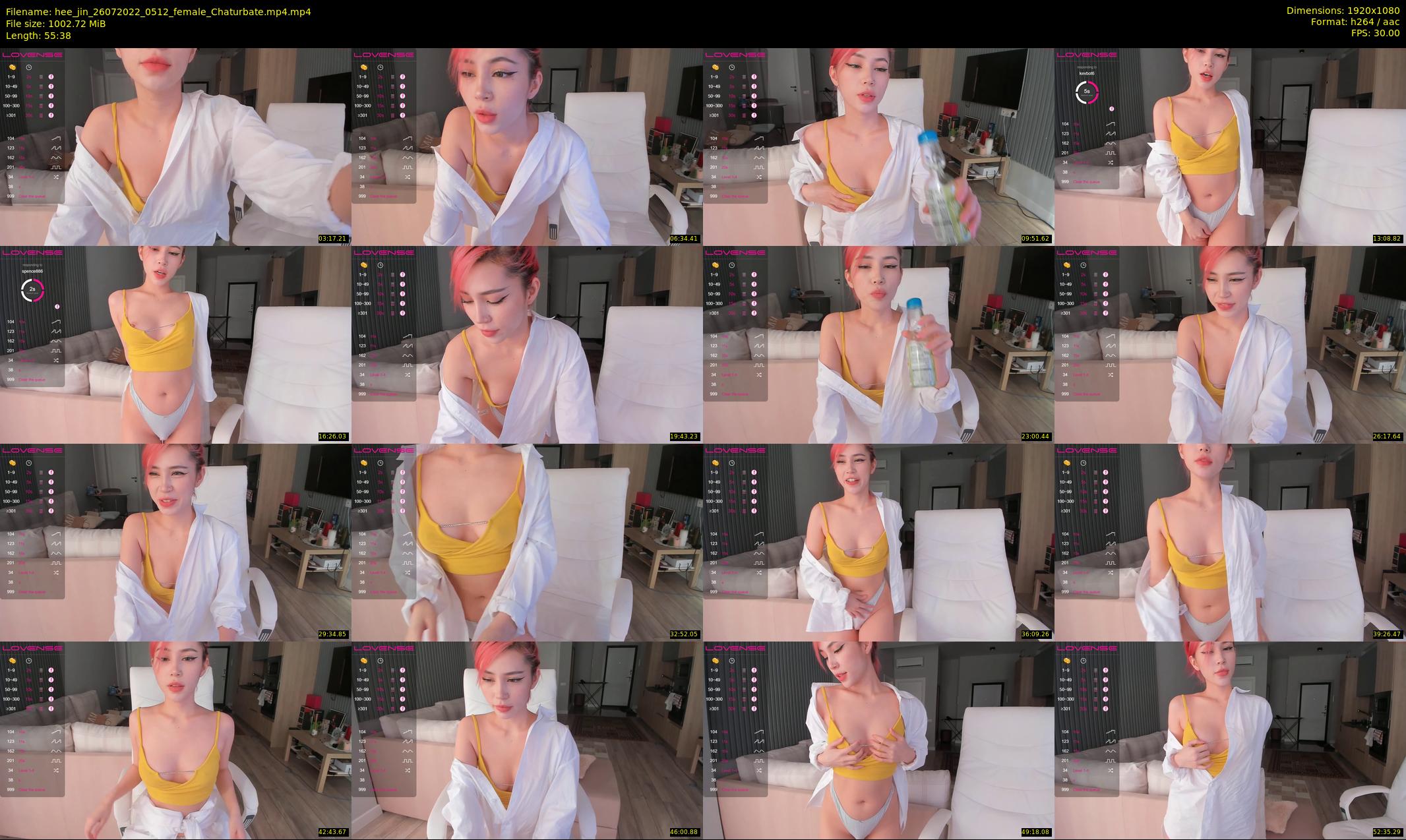 hee_jin — 56 minute Chaturbate female cam show recording, 1080p, Jul 26, 2022