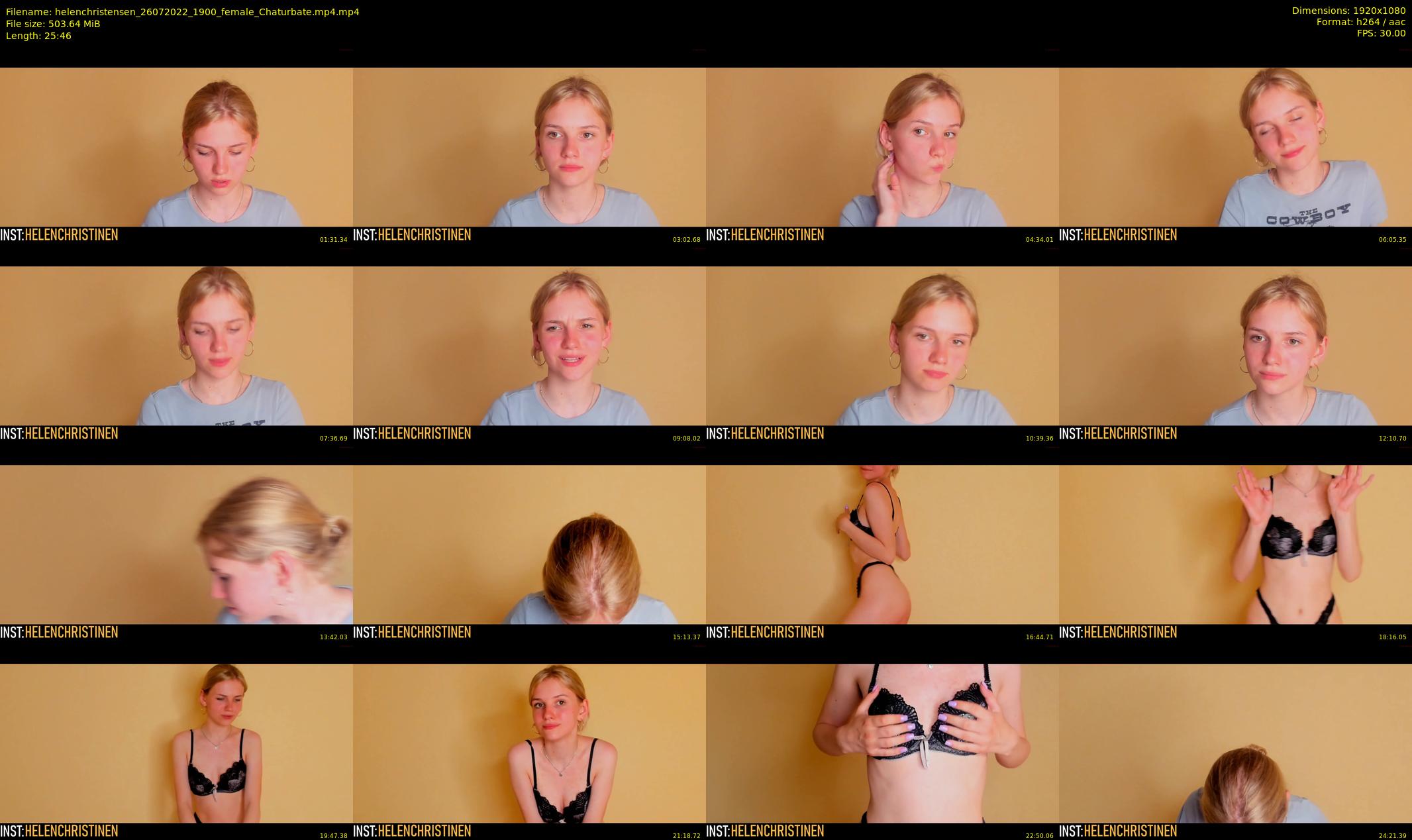 helenchristensen — 26 minute Chaturbate female cam show recording, 1080p, Jul 26, 2022