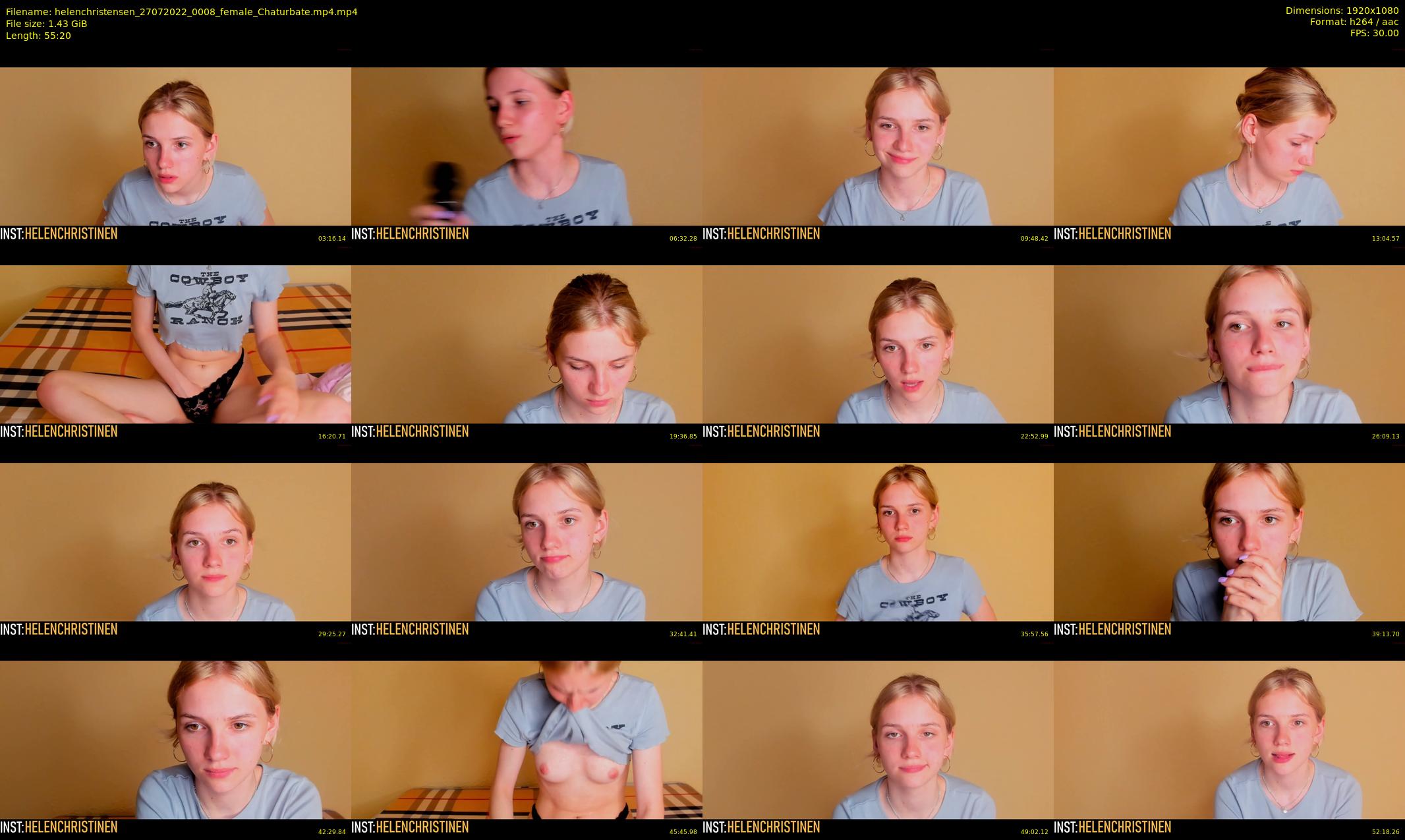 helenchristensen — 56 minute Chaturbate female cam show recording, 1080p, Jul 27, 2022