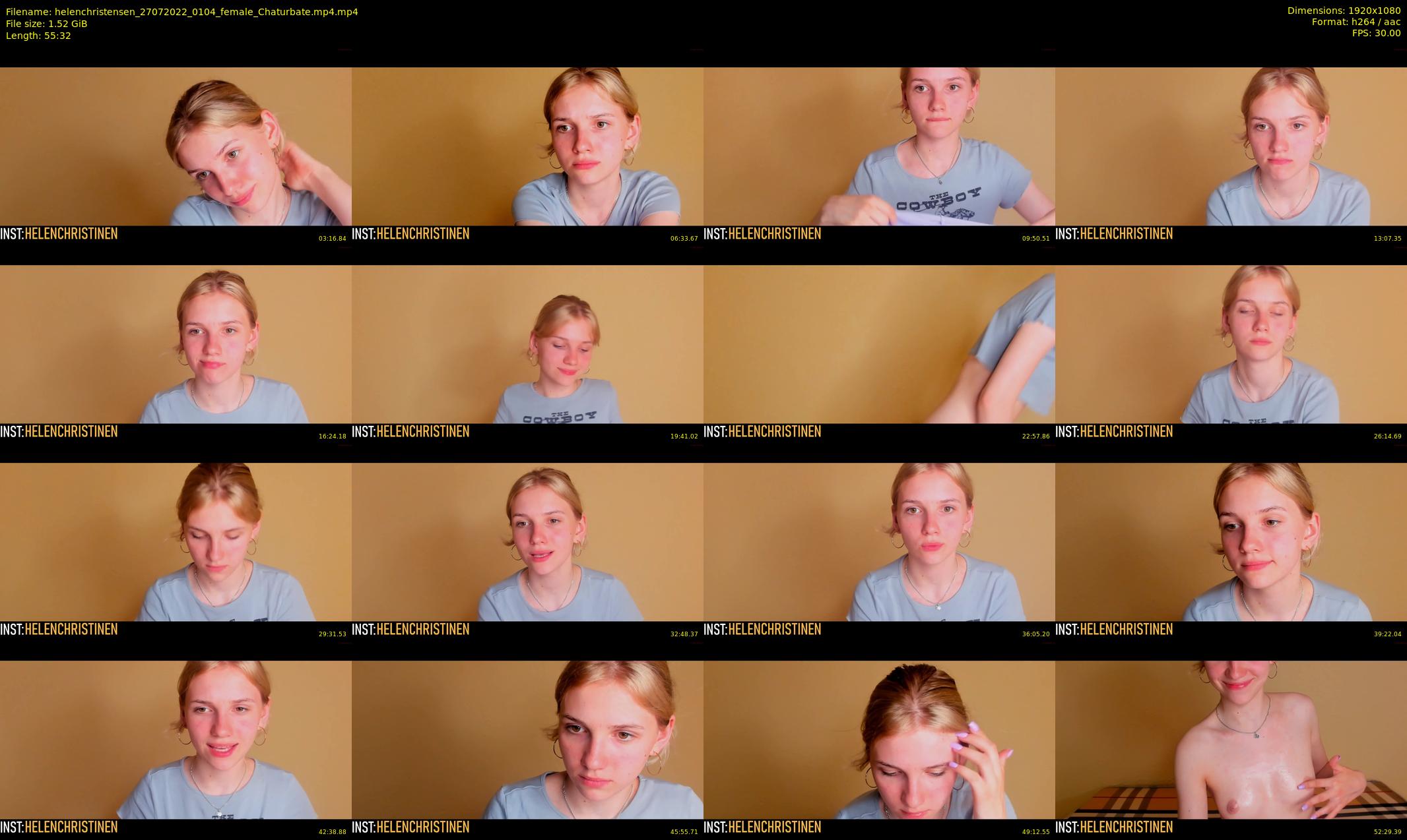 helenchristensen — 56 minute Chaturbate female cam show recording, 1080p, Jul 27, 2022