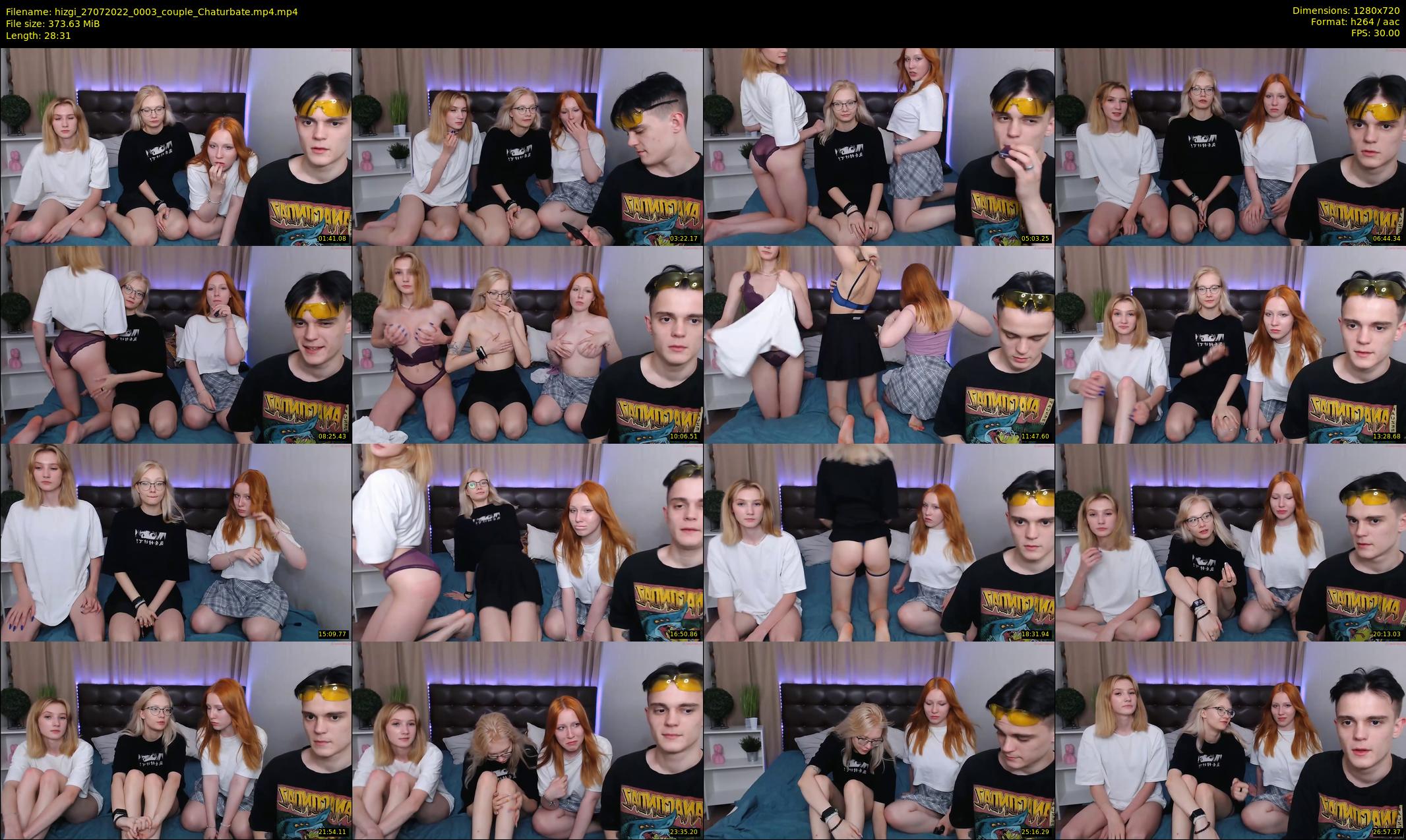 hizgi — 29 minute Chaturbate couple cam show recording, 720p, Jul 27, 2022
