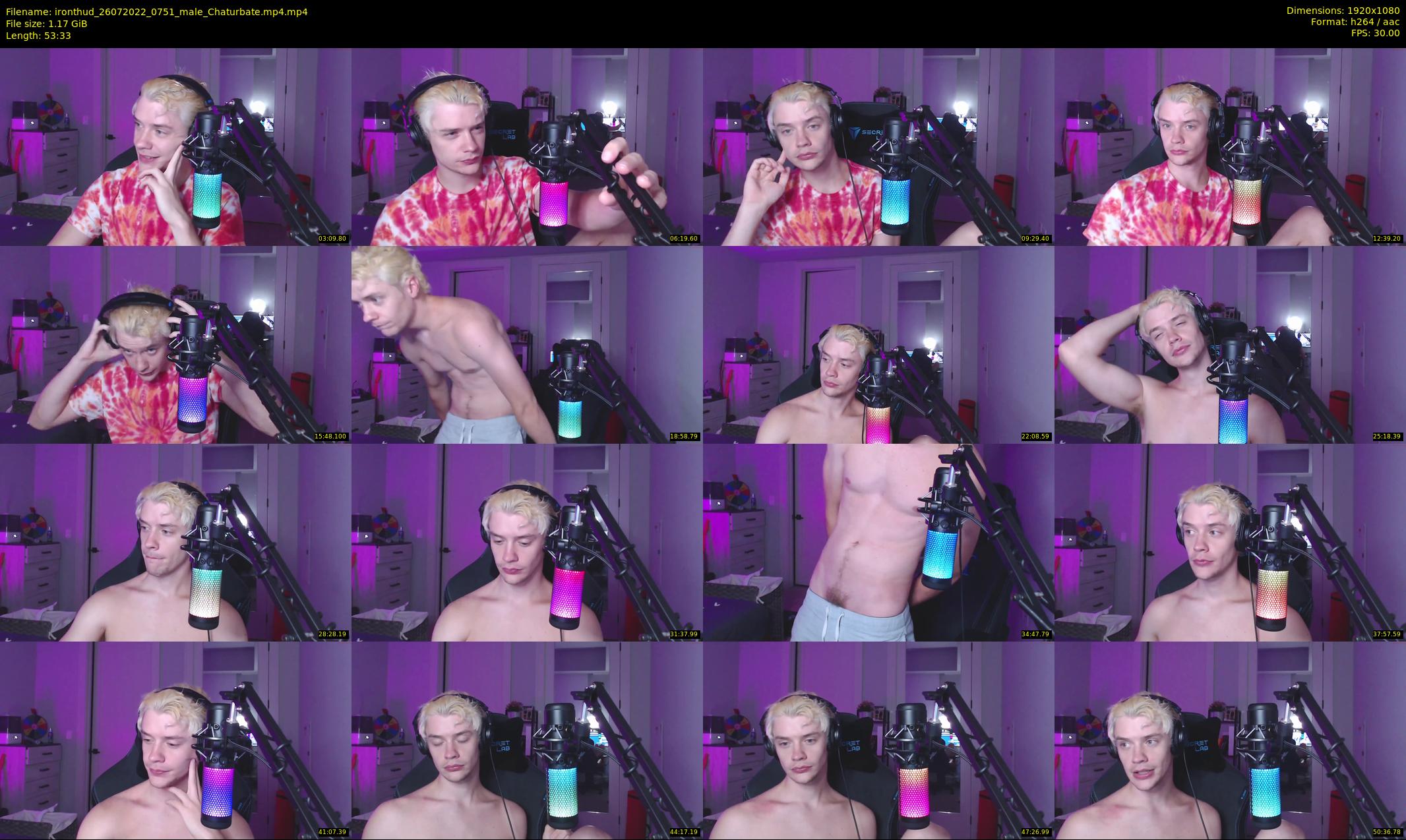 ironthud — 54 minute Chaturbate male cam show recording, 1080p, Jul 26, 2022