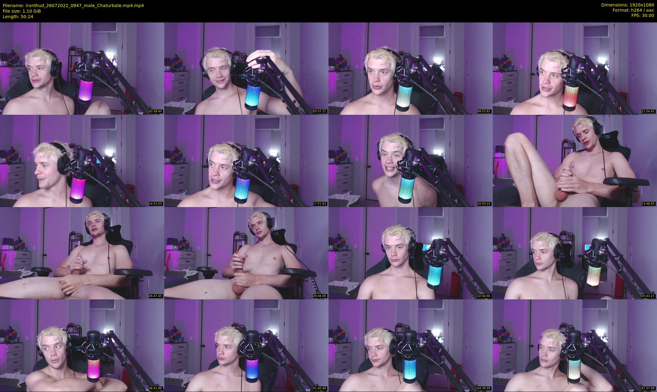 ironthud — 51 minute Chaturbate male cam show recording, 1080p, Jul 26, 2022