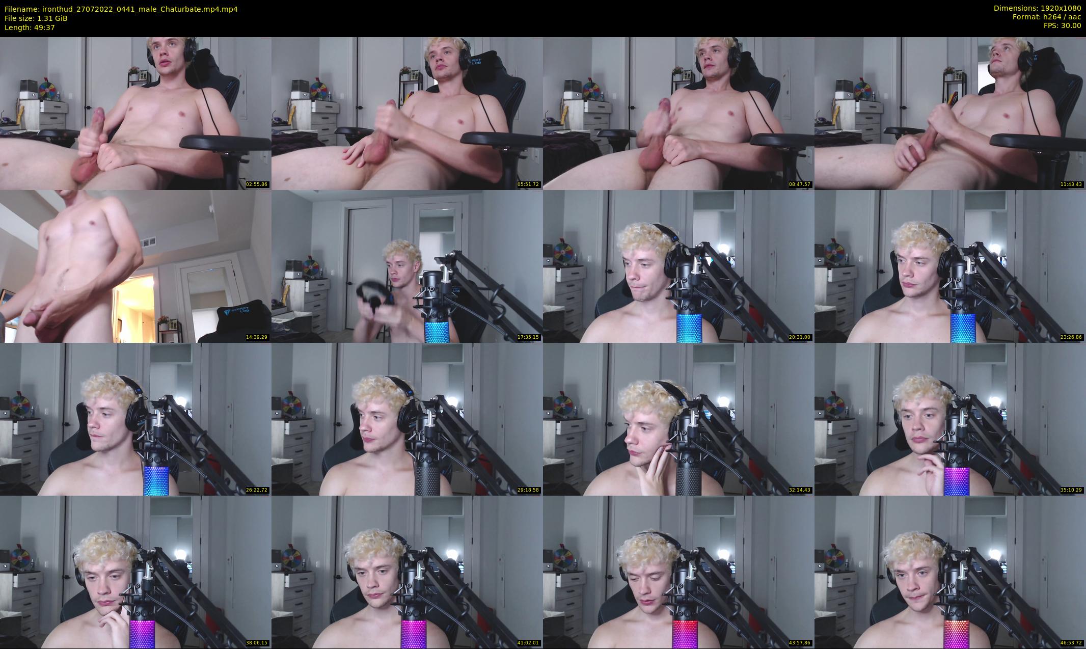 ironthud — 50 minute Chaturbate male cam show recording, 1080p, Jul 27, 2022