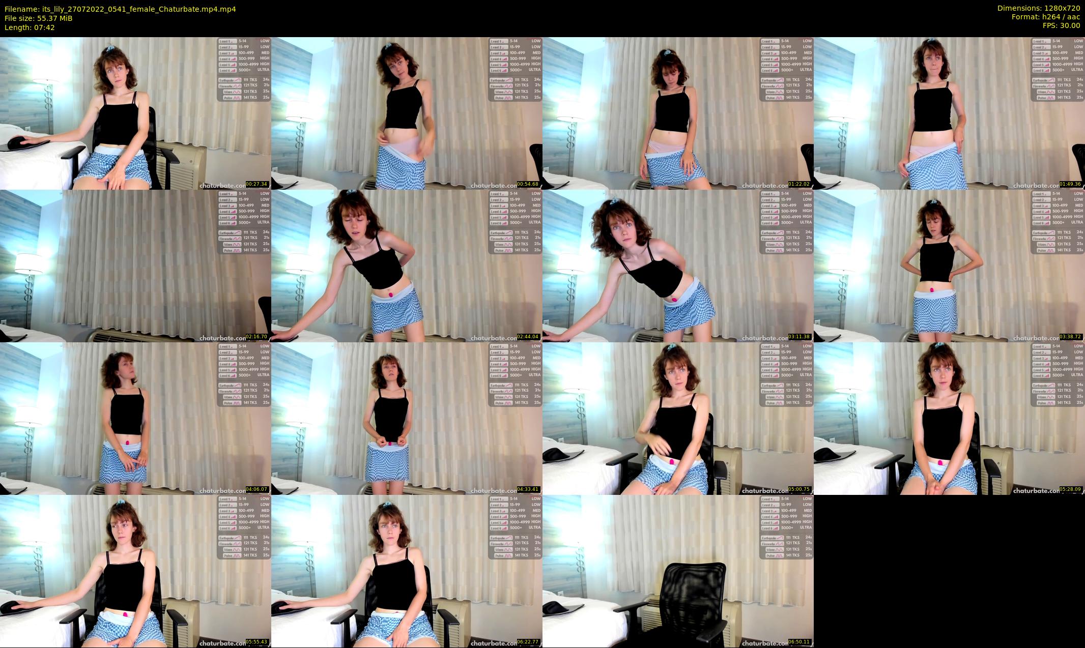 its_lily — 8 minute Chaturbate female cam show recording, 720p, Jul 27, 2022