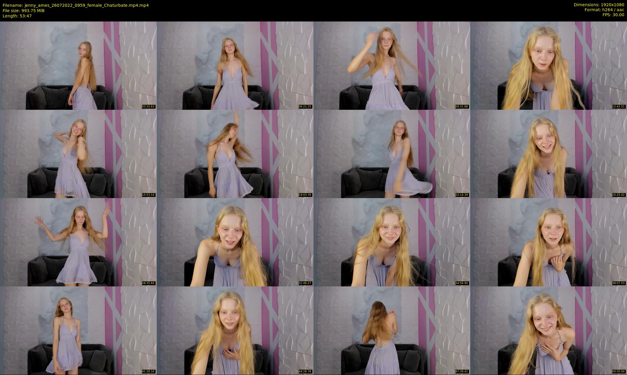 jenny_ames — 54 minute Chaturbate female cam show recording, 1080p, Jul 26, 2022