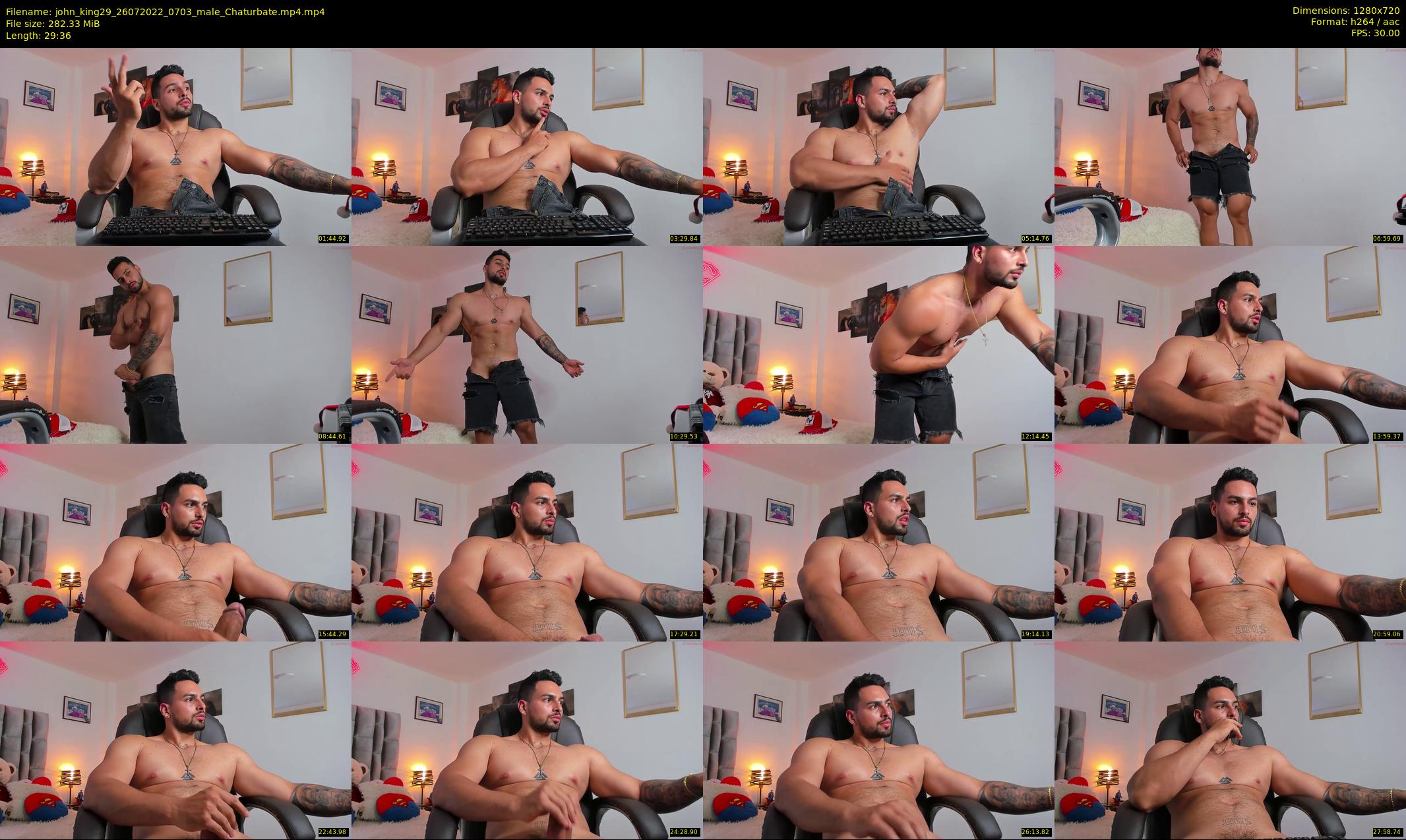 john_king29 — 30 minute Chaturbate male cam show recording, 720p, Jul 26, 2022