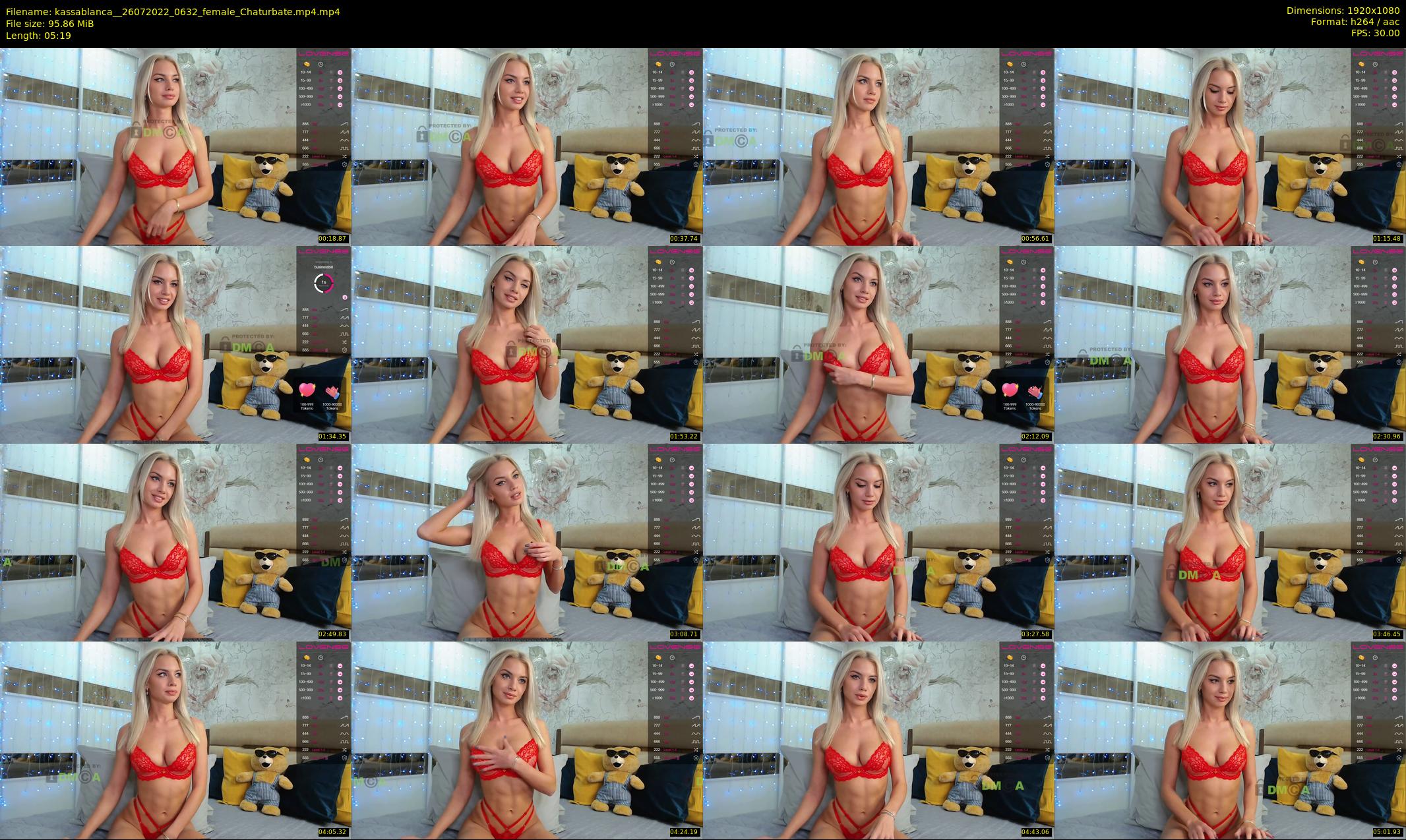 kassablanca_ — 6 minute Chaturbate female cam show recording, 1080p, Jul 26, 2022