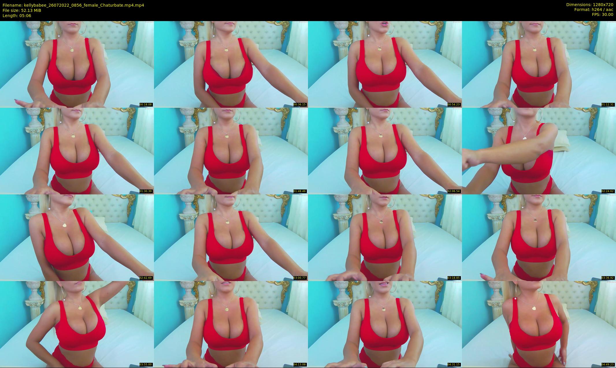 kellybabee — 6 minute Chaturbate female cam show recording, 720p, Jul 26, 2022