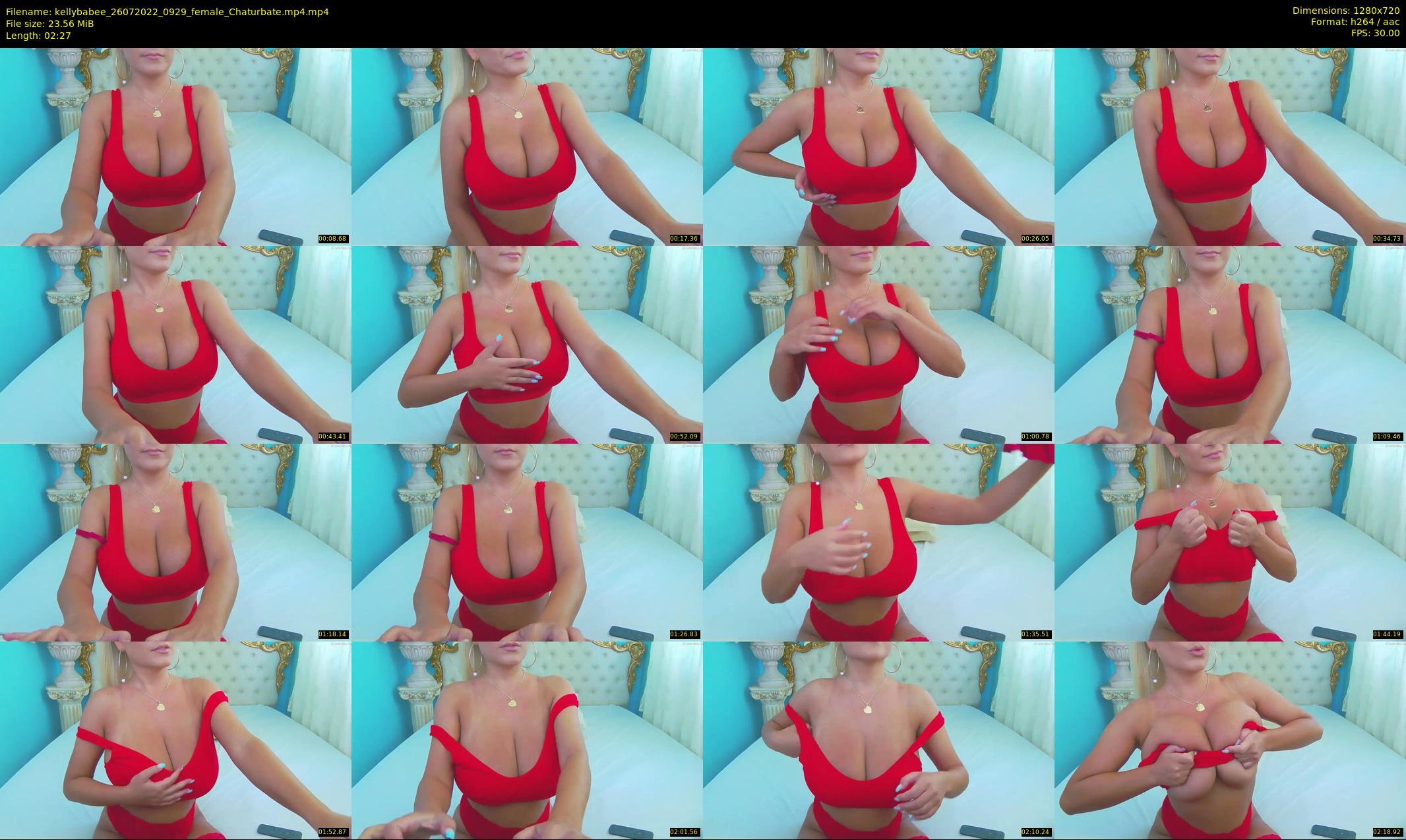 kellybabee — 3 minute Chaturbate female cam show recording, 720p, Jul 26, 2022