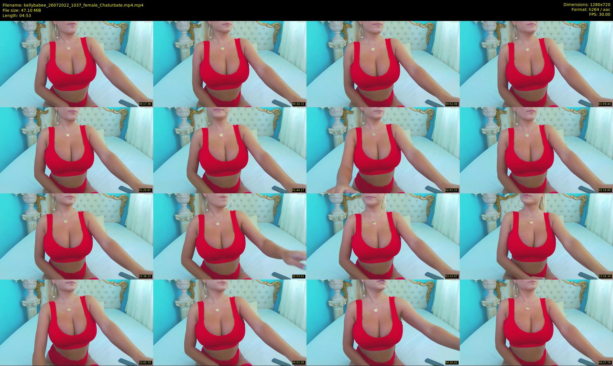 kellybabee — 5 minute Chaturbate female cam show recording, 720p, Jul 26, 2022