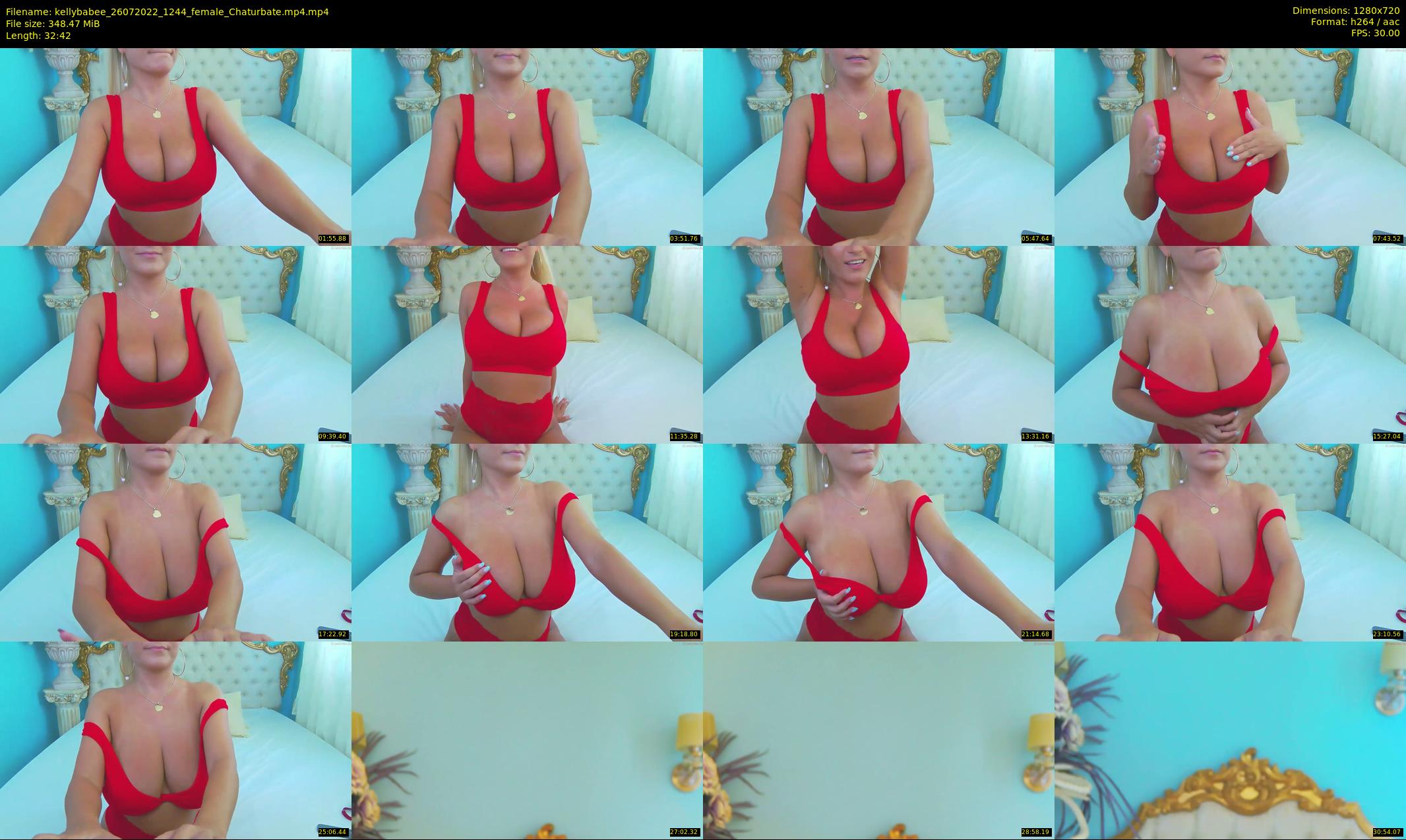 kellybabee — 33 minute Chaturbate female cam show recording, 720p, Jul 26, 2022